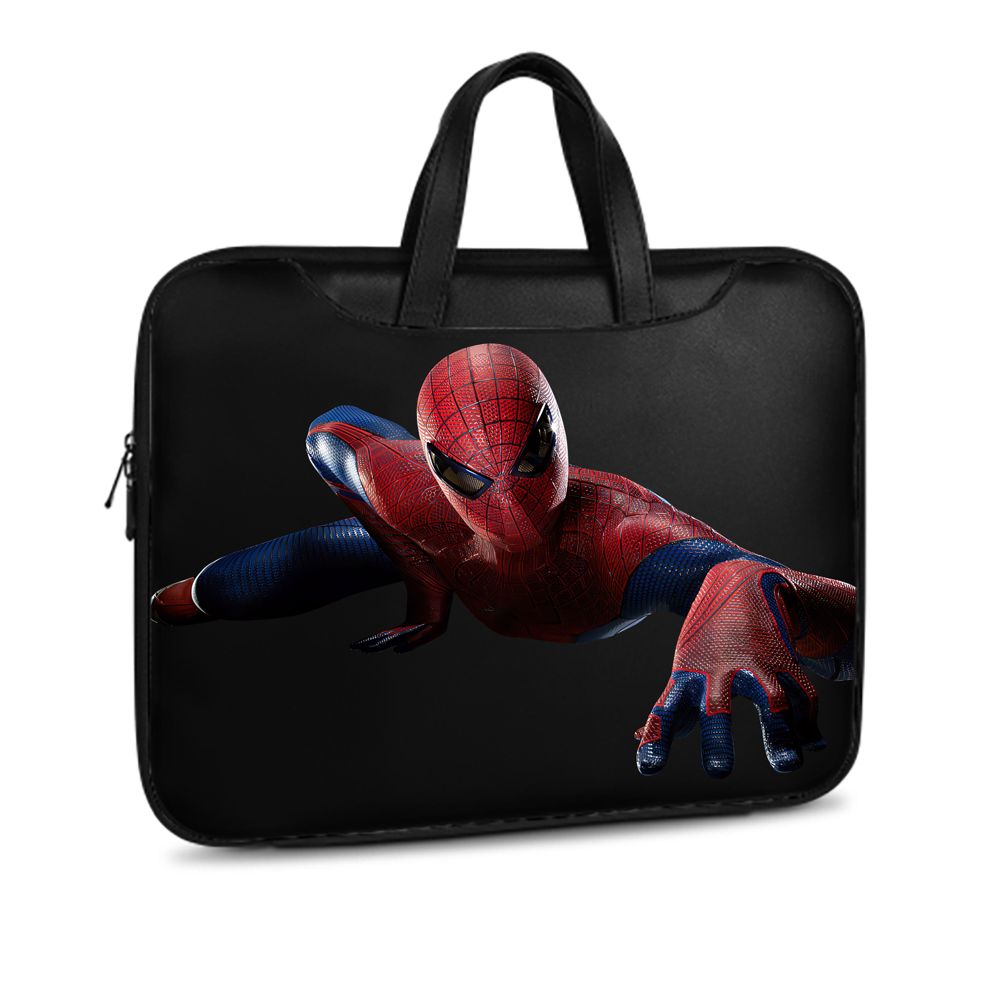 （画像用） Spider Man スパイダーマン レザーラップトップバッグ　ノートパソコンケース