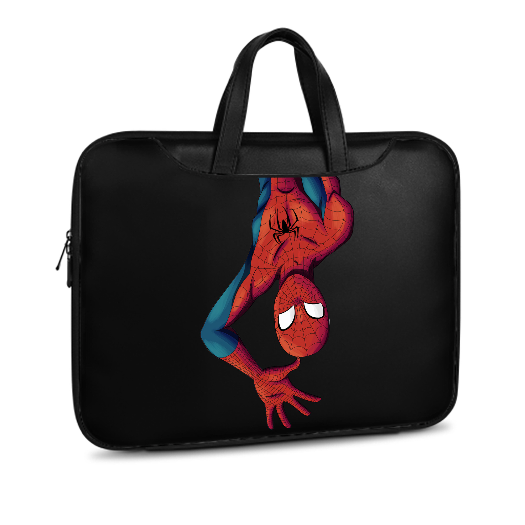 （画像用） Spider Man スパイダーマン レザーラップトップバッグ　ノートパソコンケース