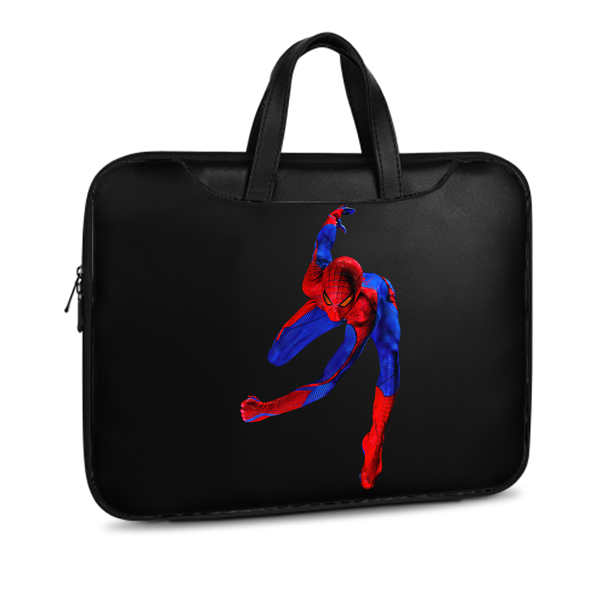 （画像用） Spider Man スパイダーマン レザーラップトップバッグ　ノートパソコンケース