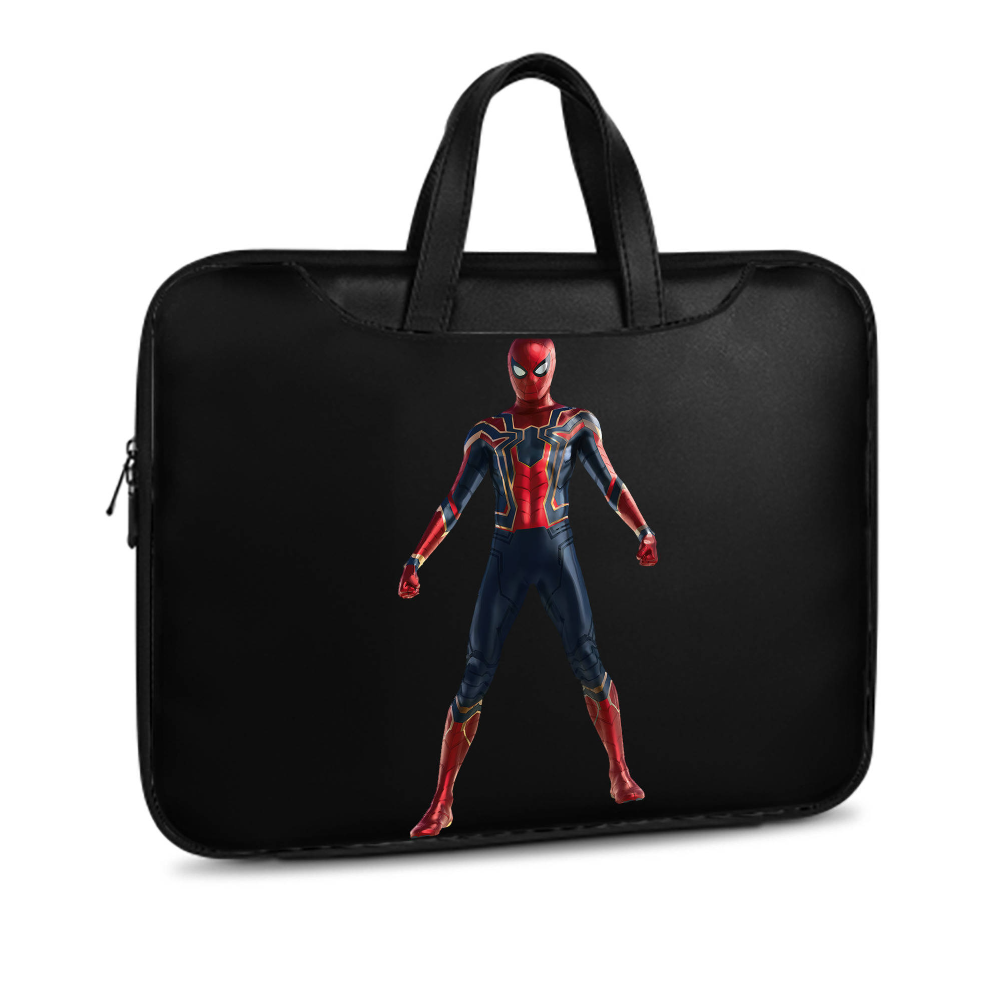 （画像用） Spider Man スパイダーマン レザーラップトップバッグ　ノートパソコンケース