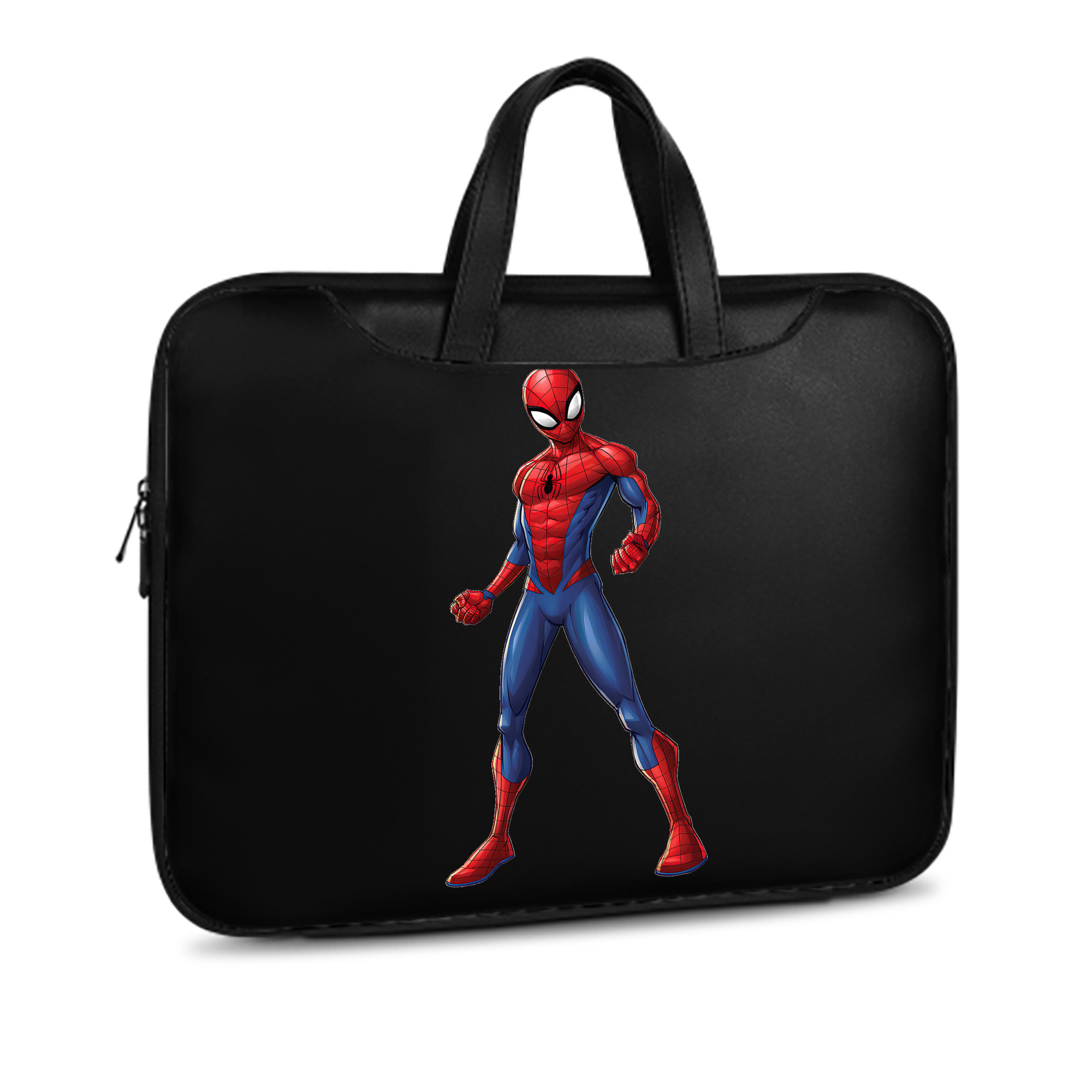 （画像用） Spider Man スパイダーマン レザーラップトップバッグ　ノートパソコンケース