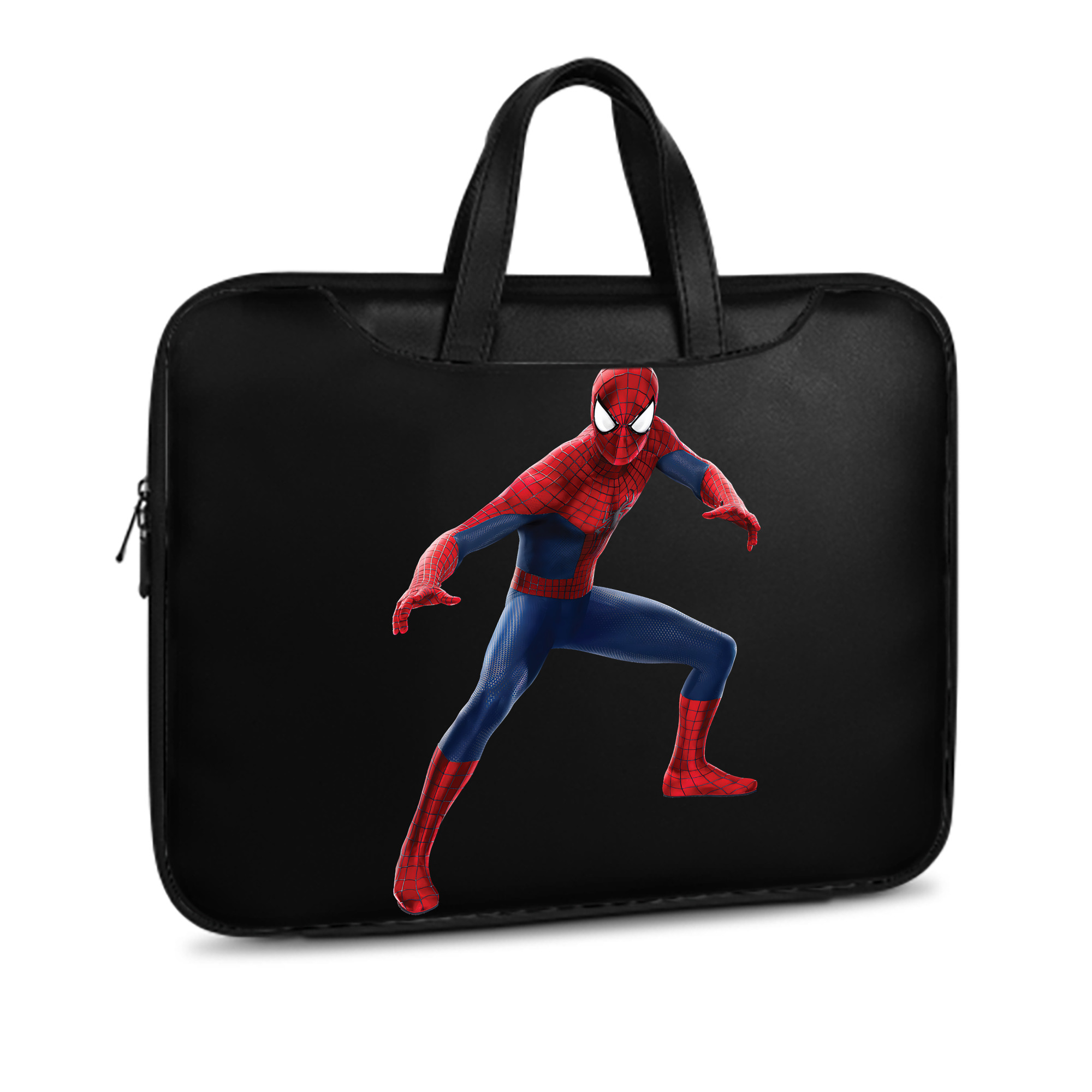 （画像用） Spider Man スパイダーマン レザーラップトップバッグ　ノートパソコンケース
