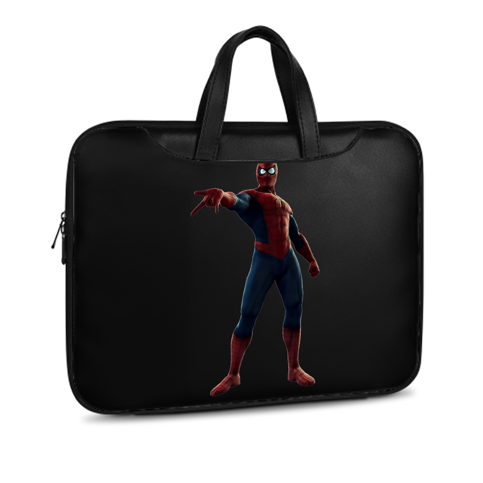 （画像用） Spider Man スパイダーマン レザーラップトップバッグ　ノートパソコンケース
