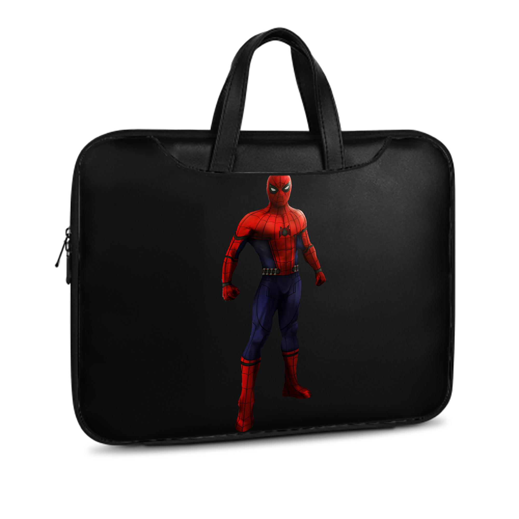 （画像用） Spider Man スパイダーマン レザーラップトップバッグ　ノートパソコンケース
