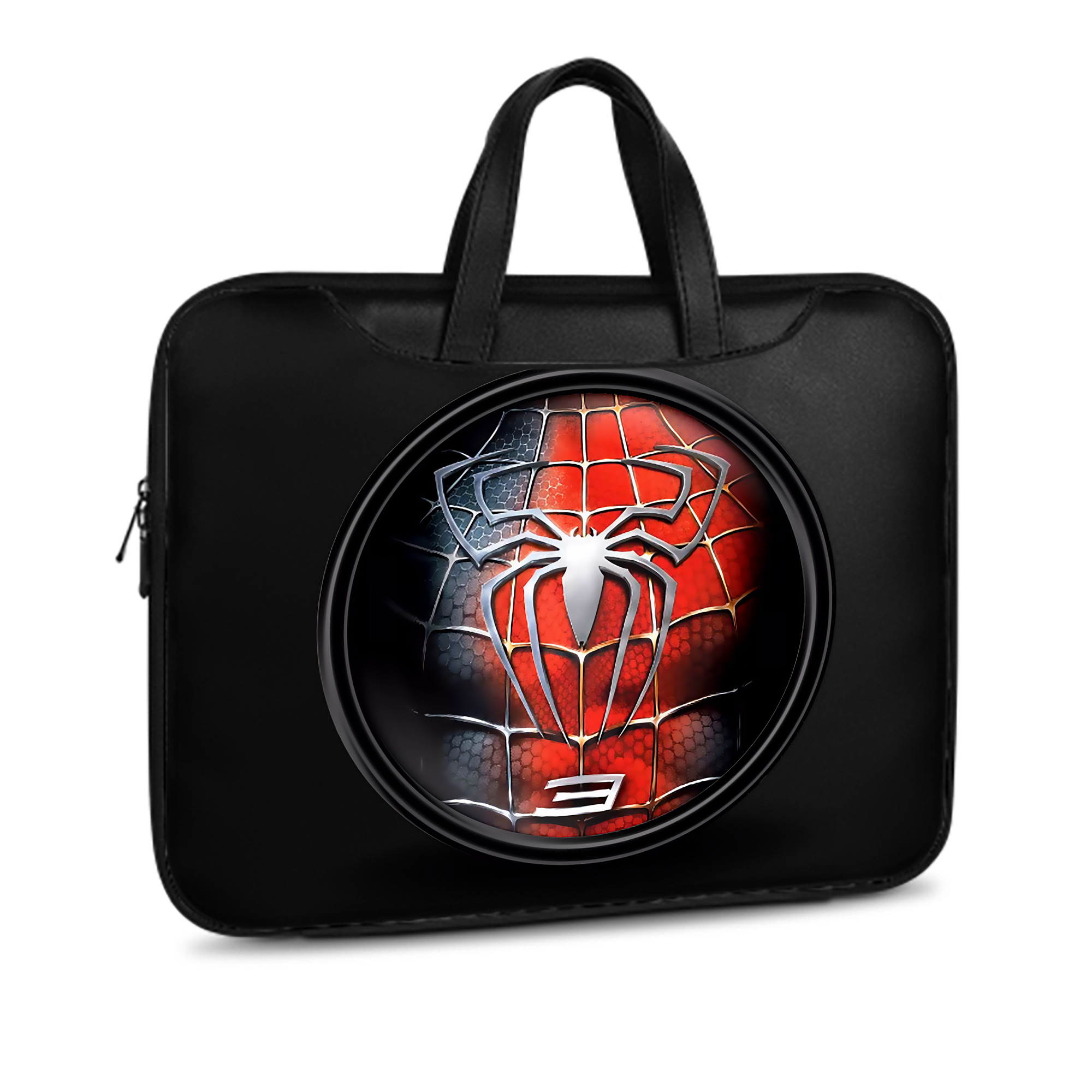（画像用） Spider Man スパイダーマン レザーラップトップバッグ　ノートパソコンケース