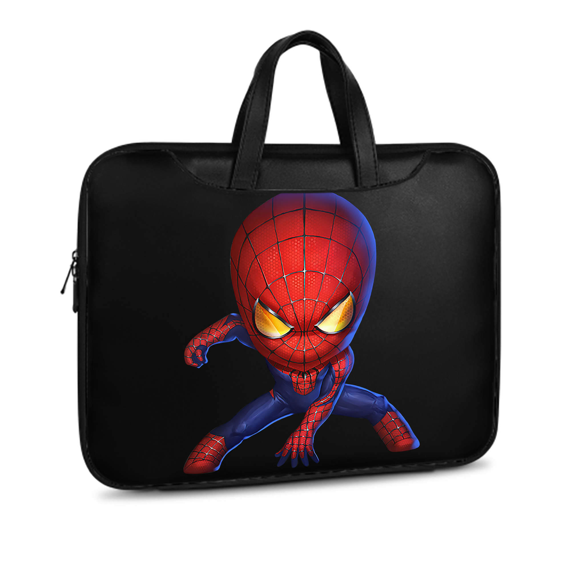 （画像用） Spider Man スパイダーマン レザーラップトップバッグ　ノートパソコンケース