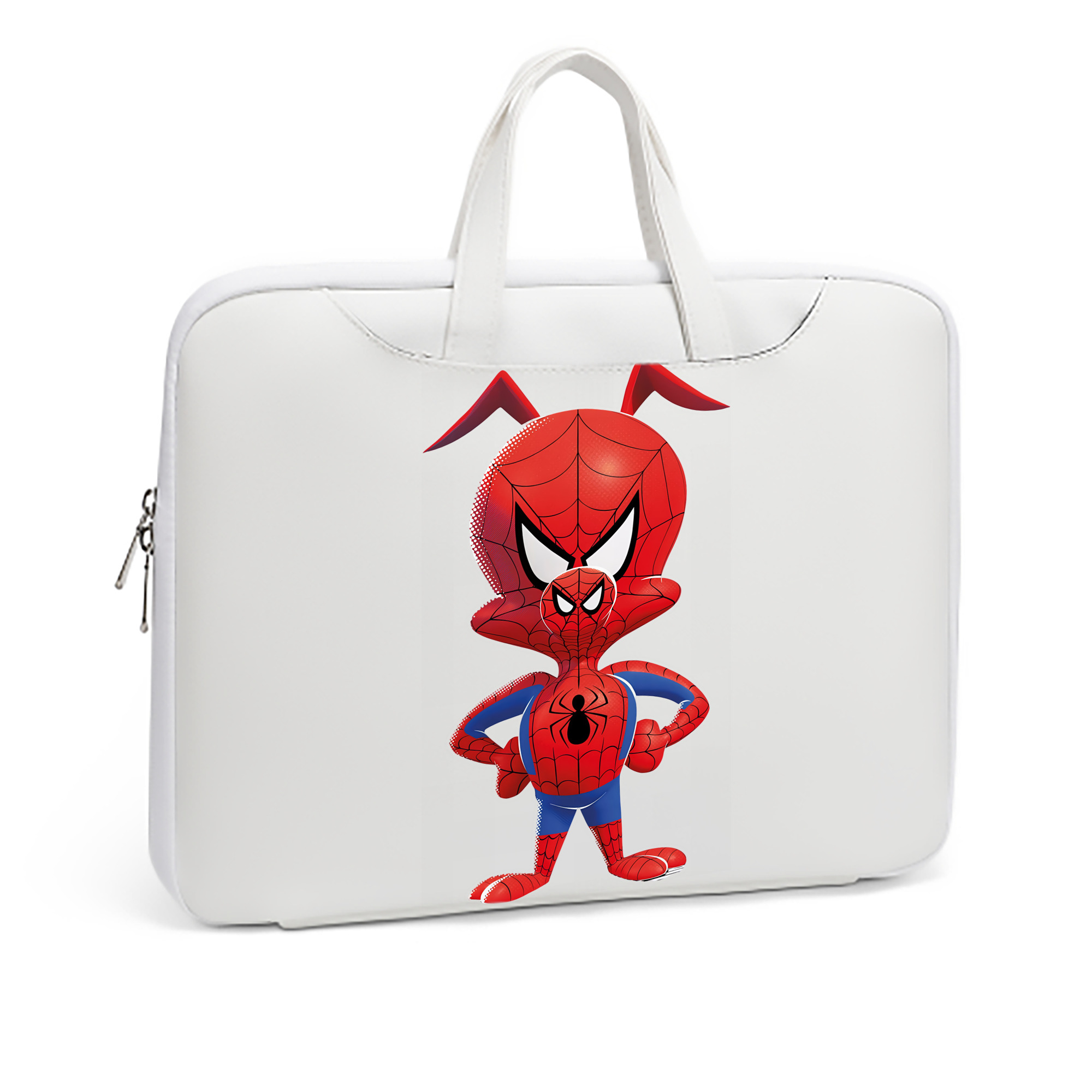 （画像用） Spider Man スパイダーマン レザーラップトップバッグ　ノートパソコンケース