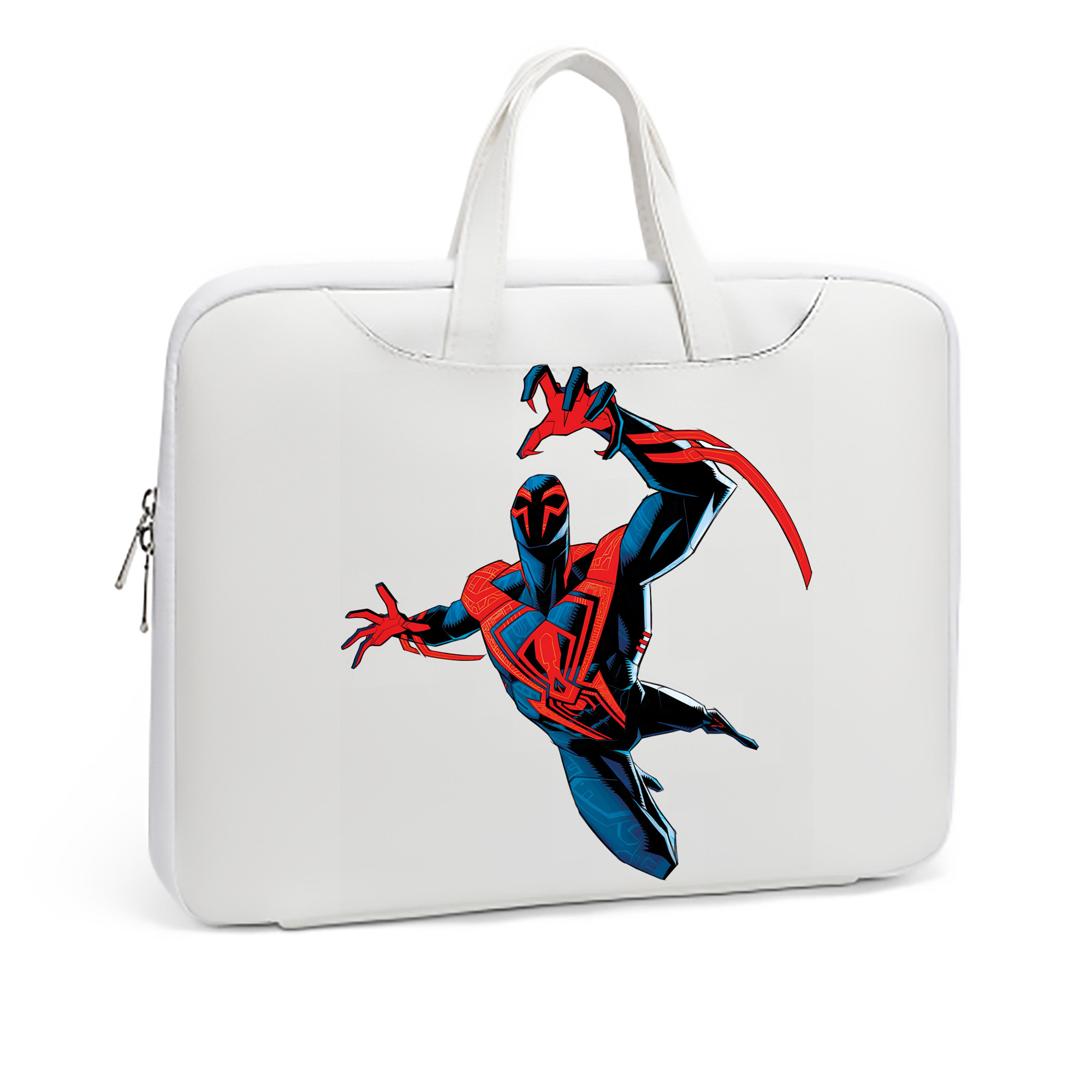 （画像用） Spider Man スパイダーマン レザーラップトップバッグ　ノートパソコンケース