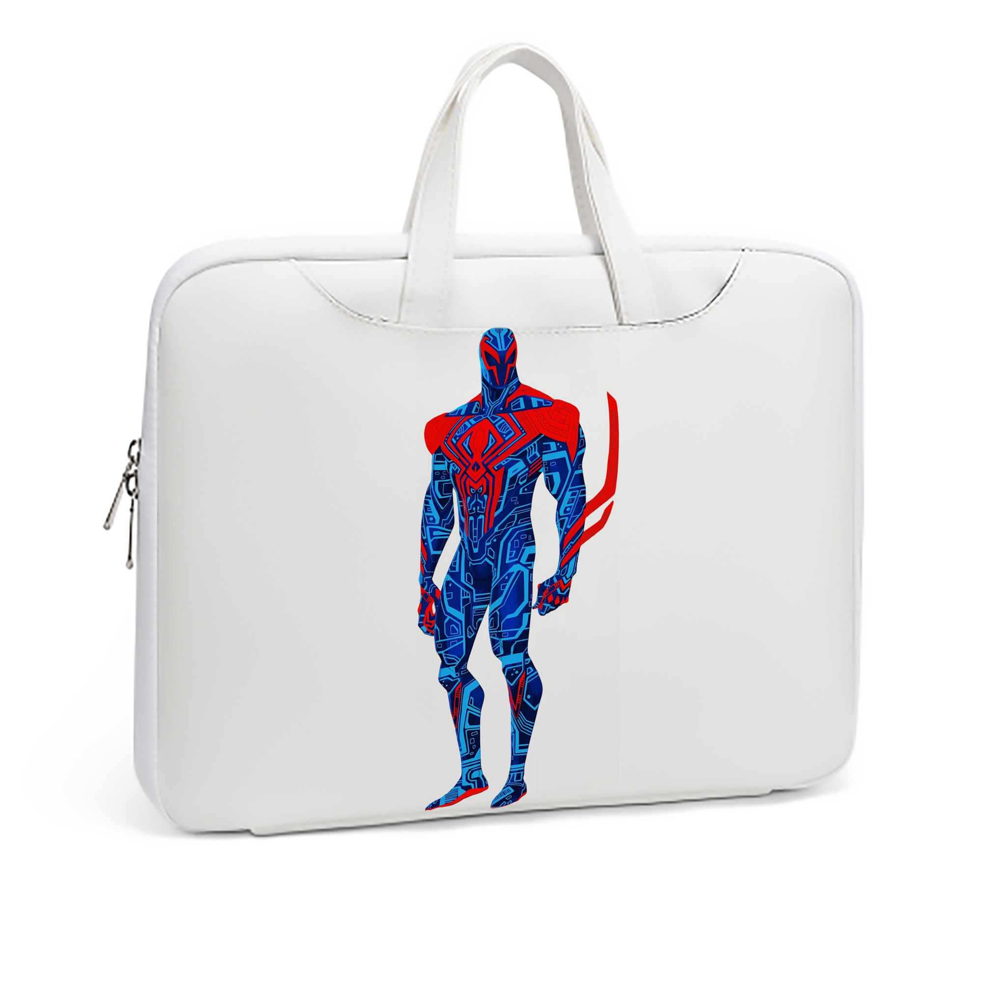 （画像用） Spider Man スパイダーマン レザーラップトップバッグ　ノートパソコンケース