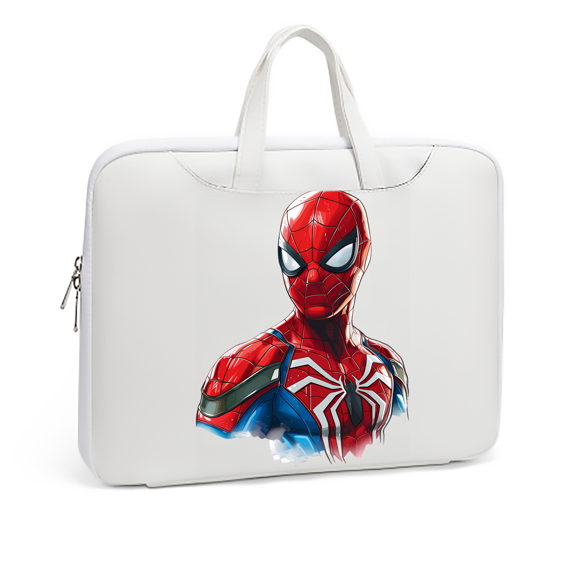 （画像用） Spider Man スパイダーマン レザーラップトップバッグ　ノートパソコンケース