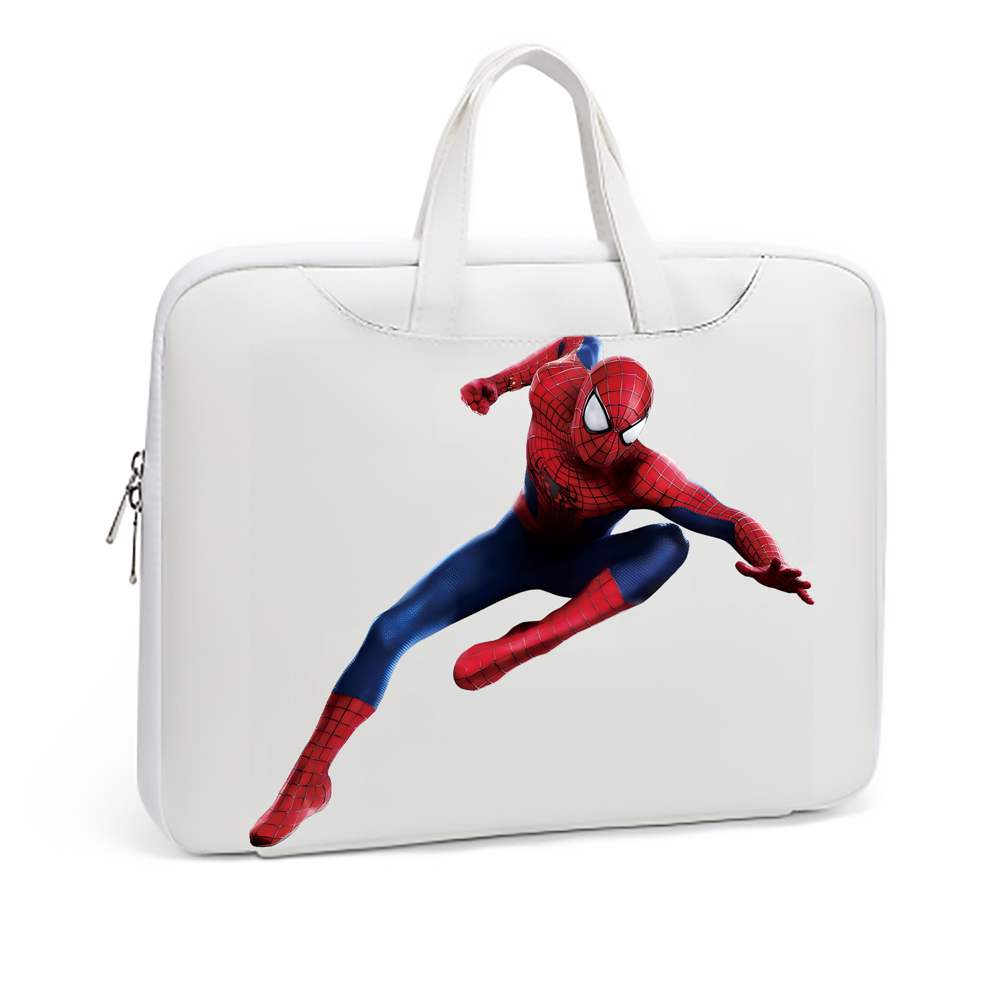 （画像用） Spider Man スパイダーマン レザーラップトップバッグ　ノートパソコンケース