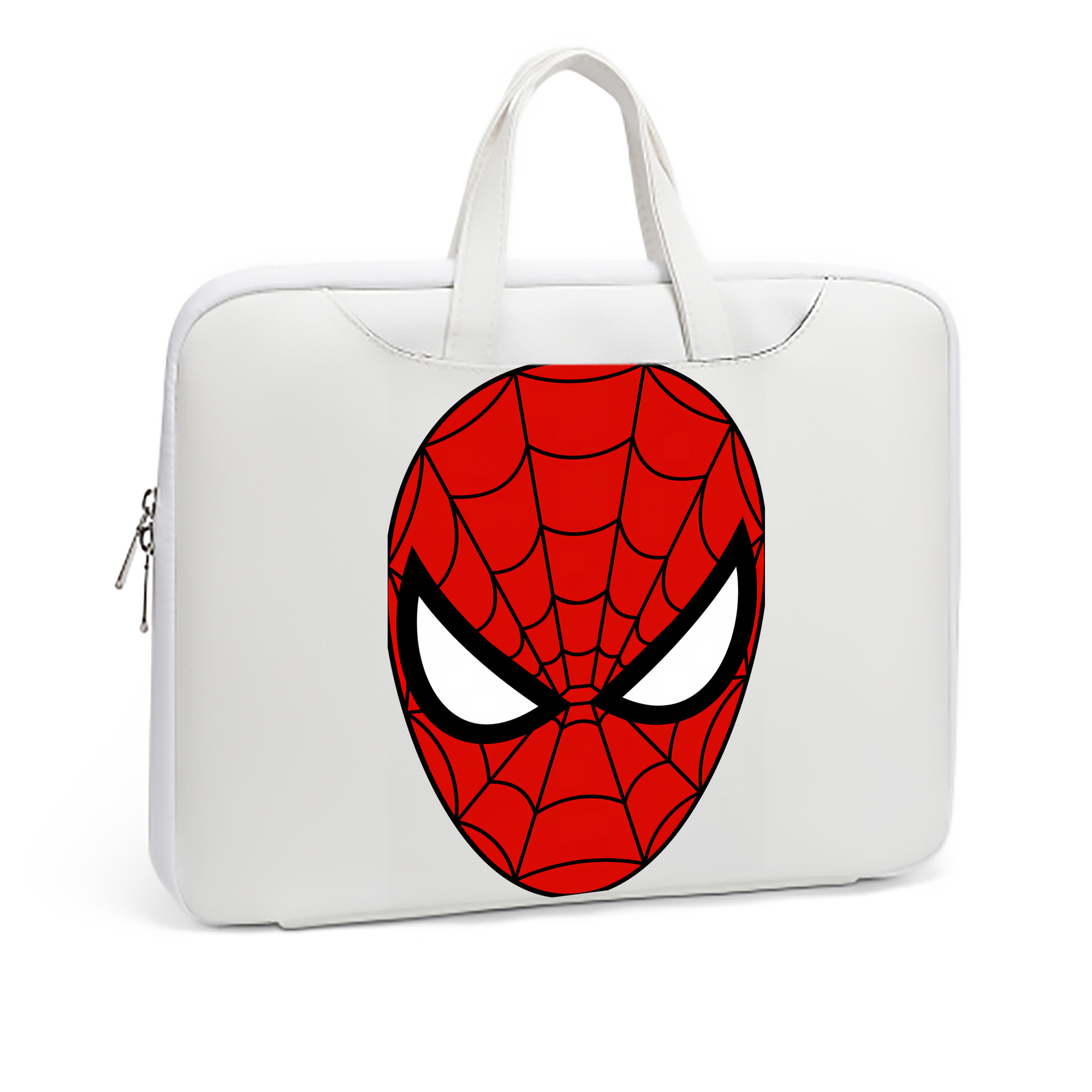 （画像用） Spider Man スパイダーマン レザーラップトップバッグ　ノートパソコンケース