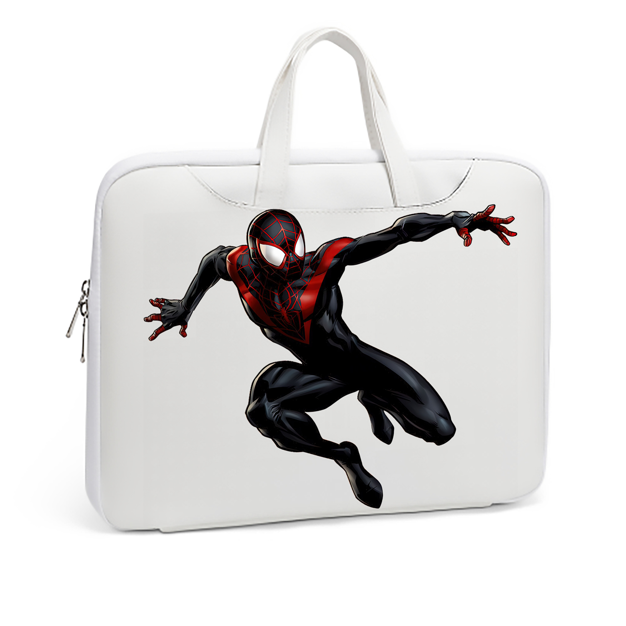 （画像用） Spider Man スパイダーマン レザーラップトップバッグ　ノートパソコンケース