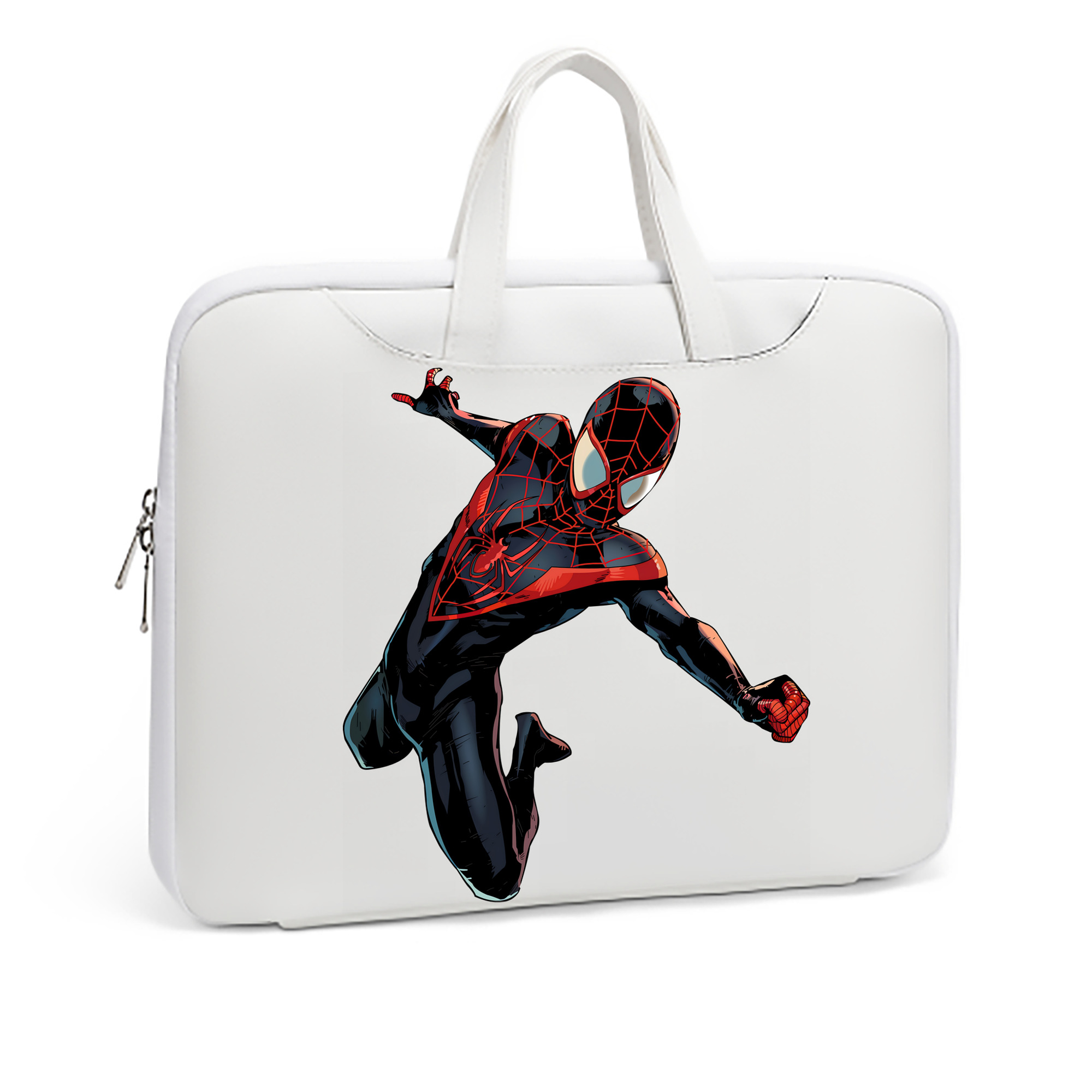 （画像用） Spider Man スパイダーマン レザーラップトップバッグ　ノートパソコンケース