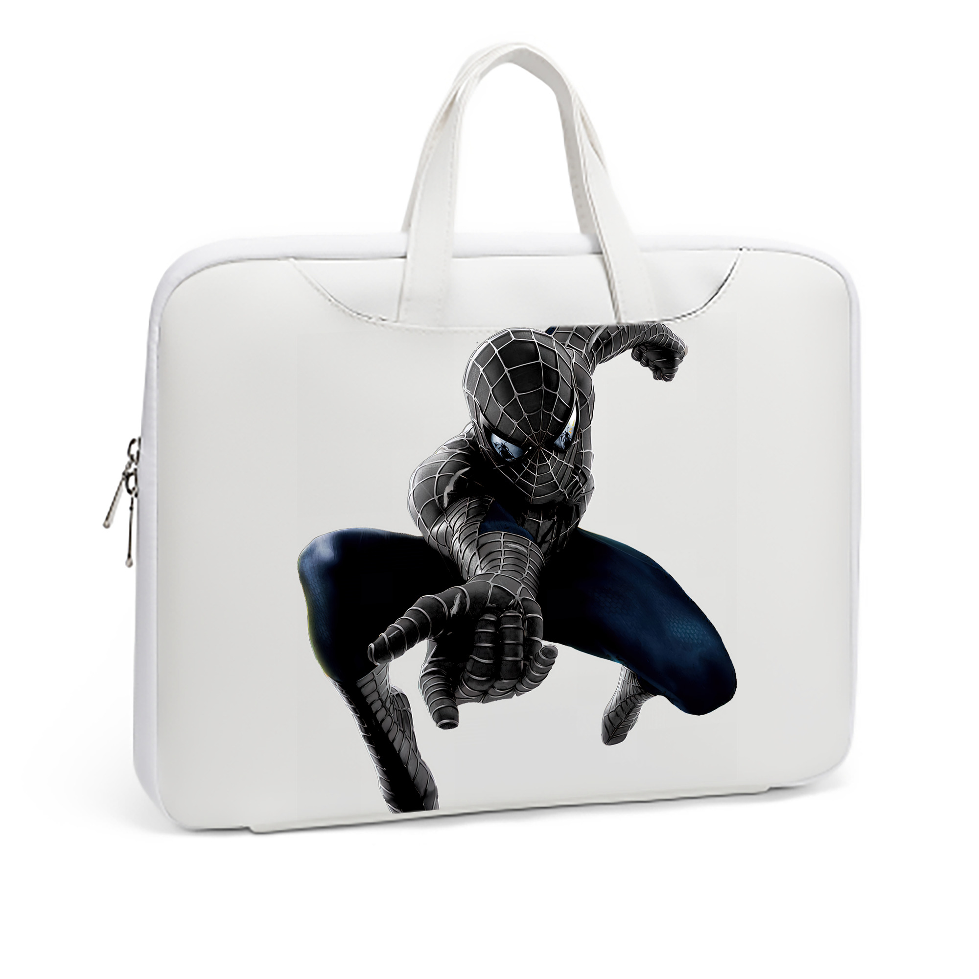 （画像用） Spider Man スパイダーマン レザーラップトップバッグ　ノートパソコンケース