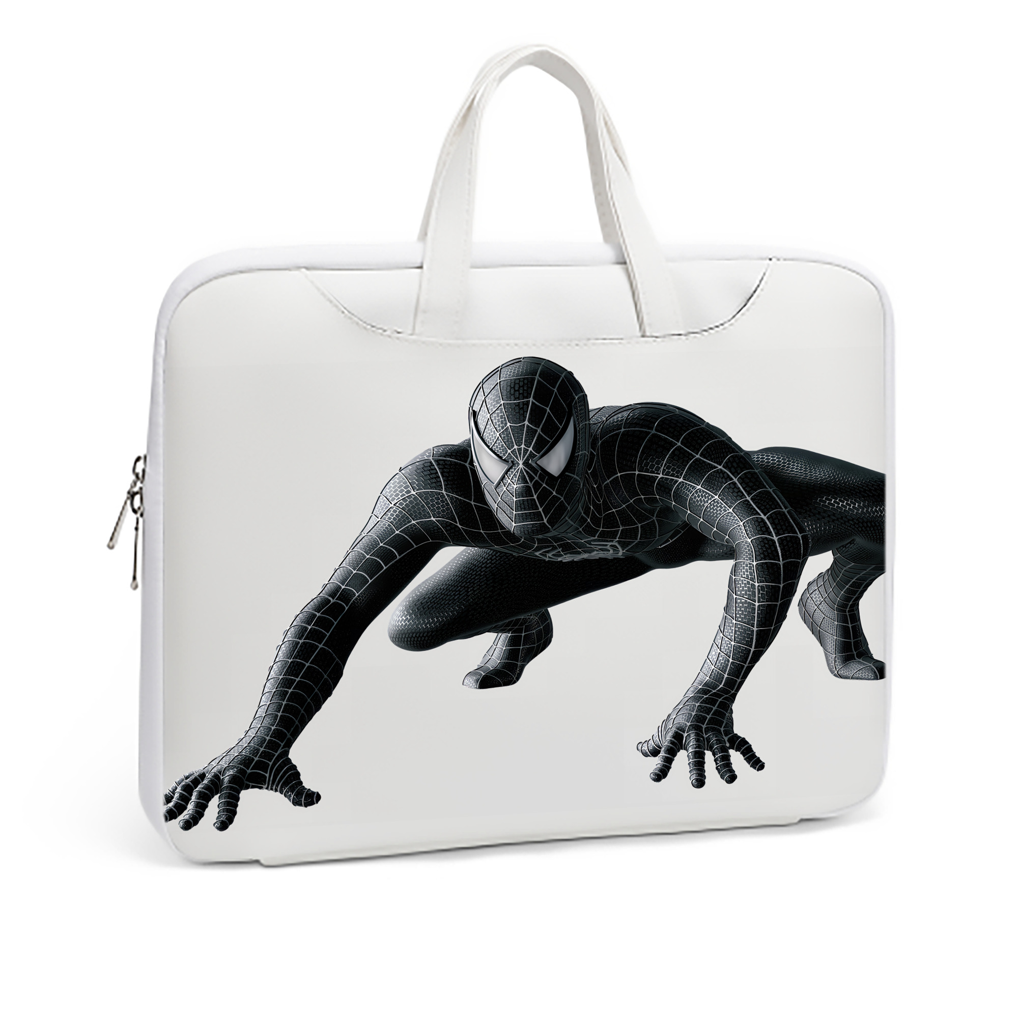 （画像用） Spider Man スパイダーマン レザーラップトップバッグ　ノートパソコンケース