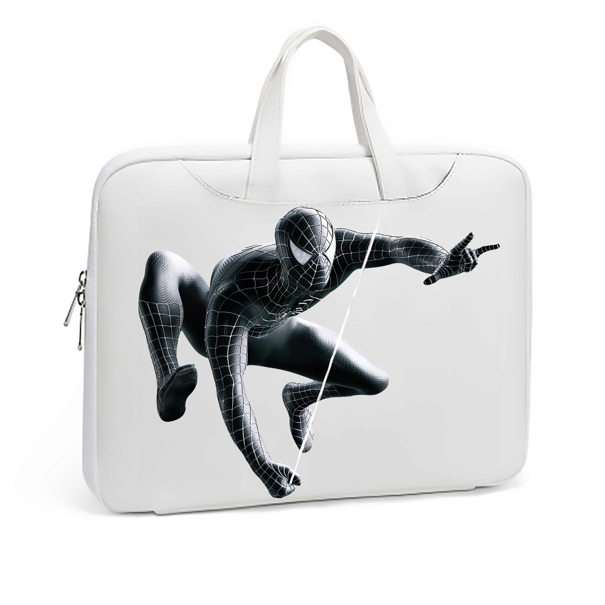 （画像用） Spider Man スパイダーマン レザーラップトップバッグ　ノートパソコンケース