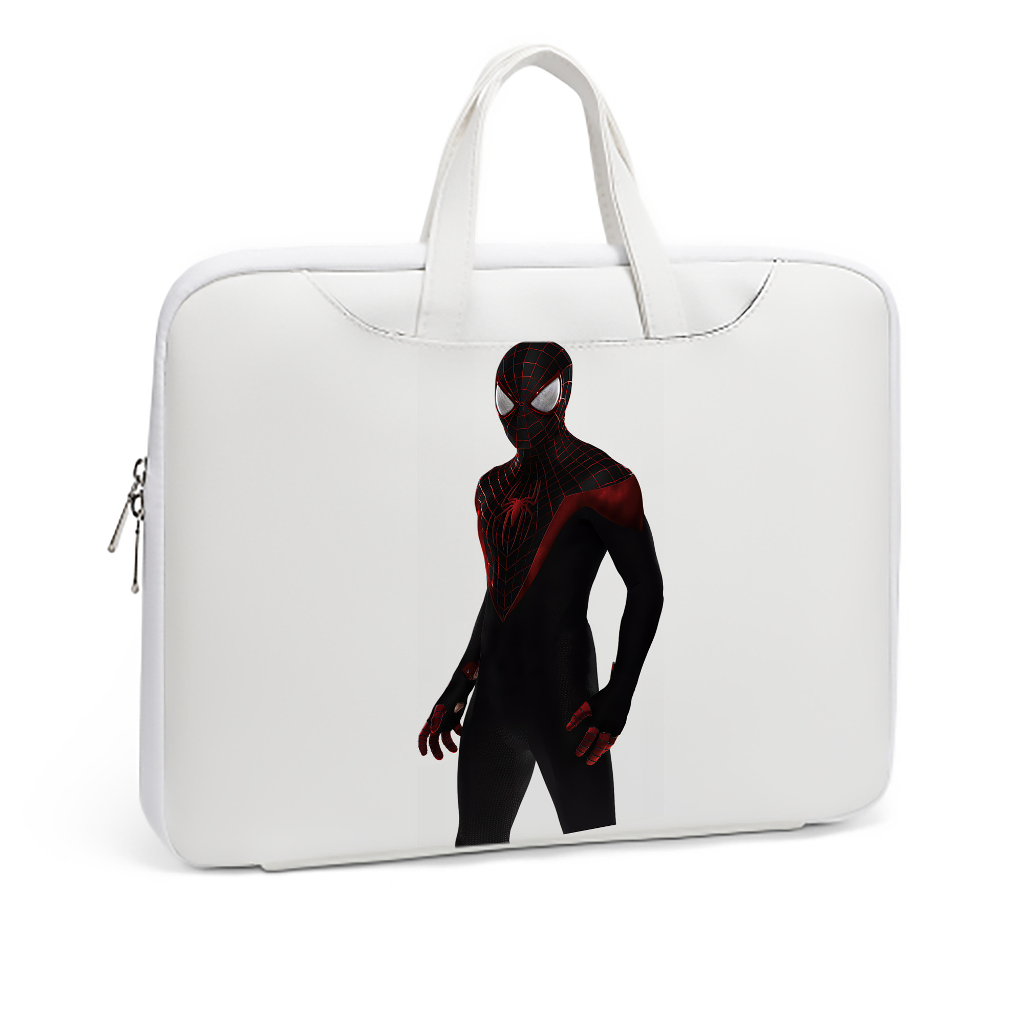 （画像用） Spider Man スパイダーマン レザーラップトップバッグ　ノートパソコンケース