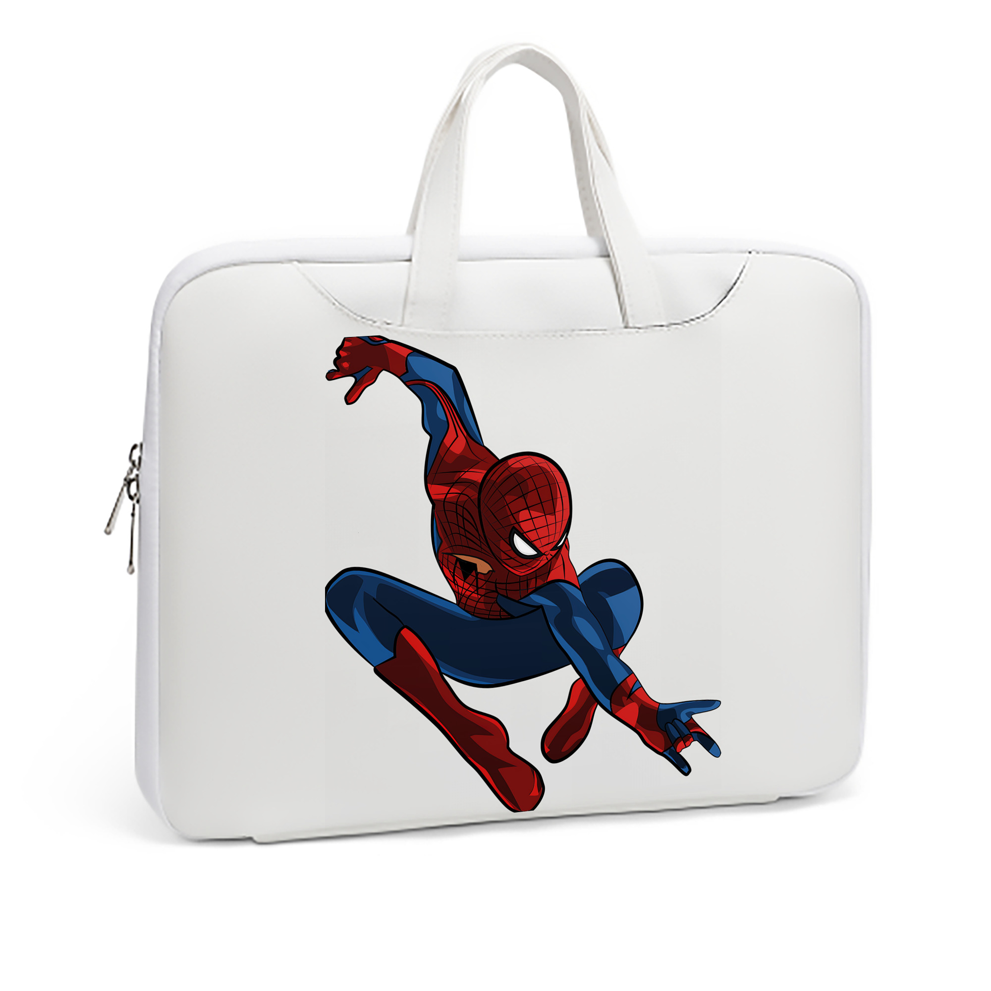 （画像用） Spider Man スパイダーマン レザーラップトップバッグ　ノートパソコンケース