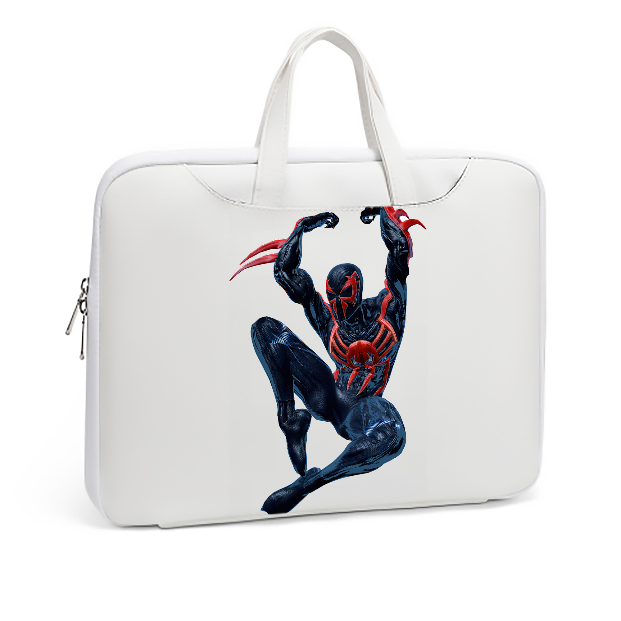（画像用） Spider Man スパイダーマン レザーラップトップバッグ　ノートパソコンケース