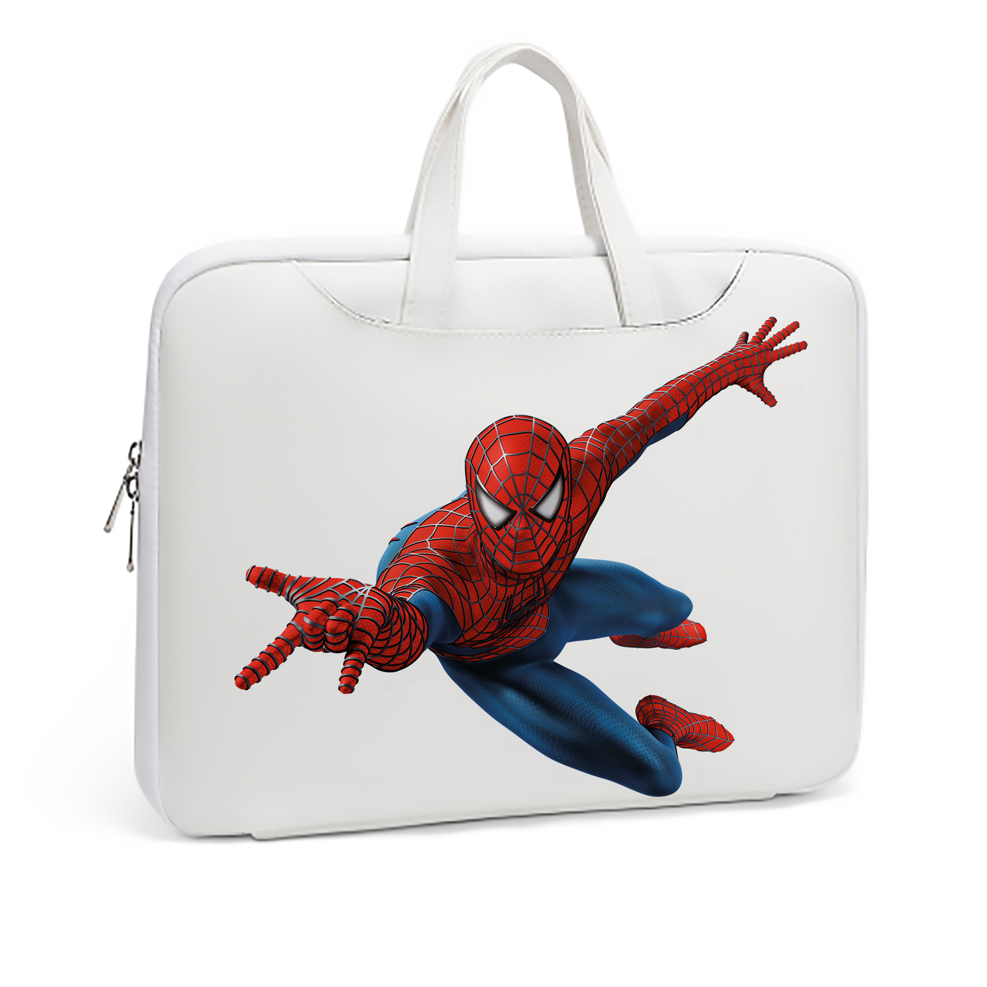 （画像用） Spider Man スパイダーマン レザーラップトップバッグ　ノートパソコンケース