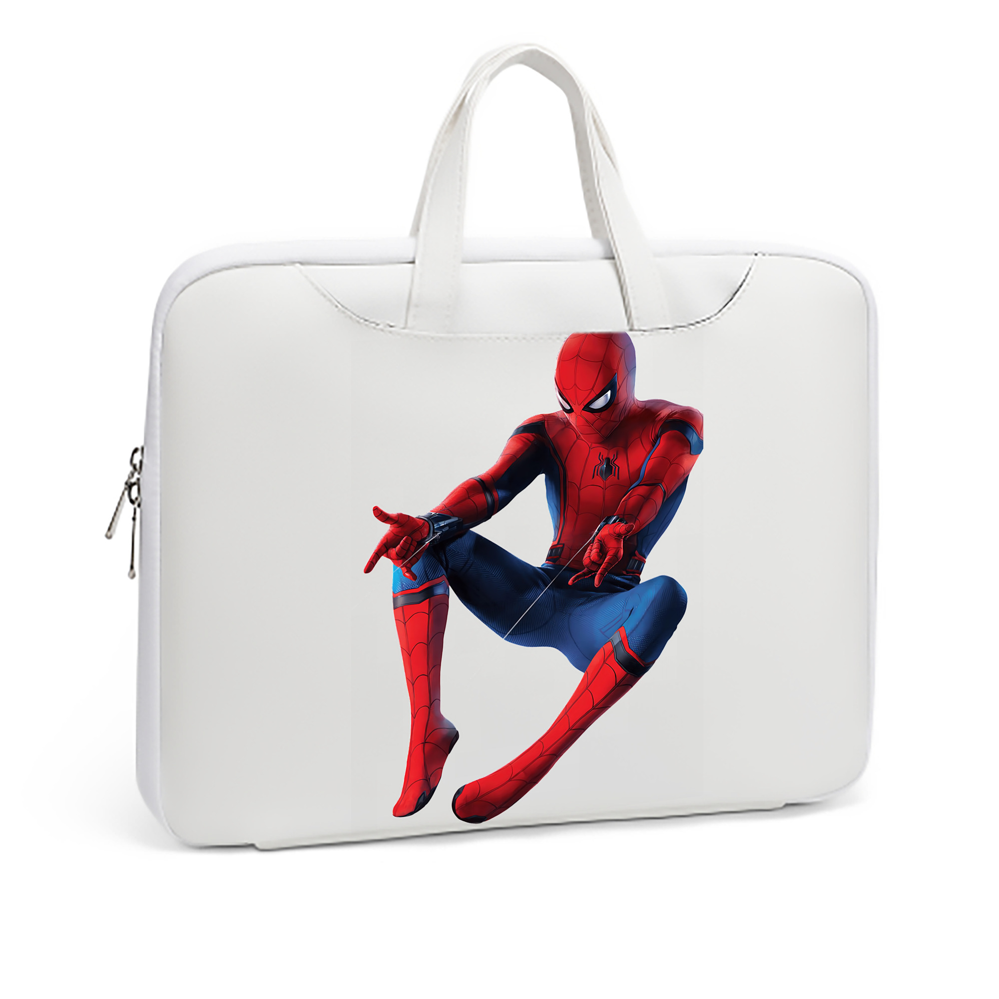 （画像用） Spider Man スパイダーマン レザーラップトップバッグ　ノートパソコンケース