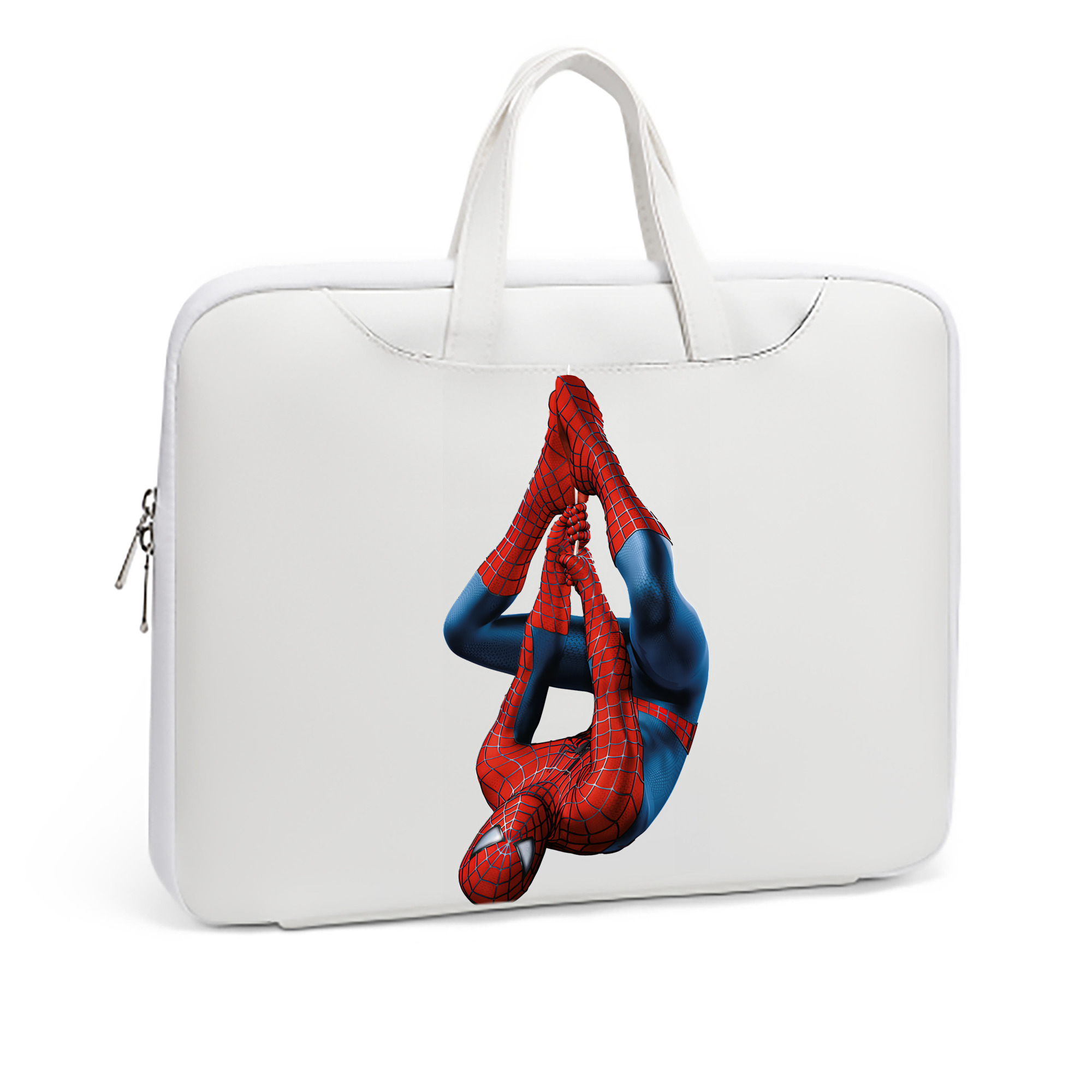 （画像用） Spider Man スパイダーマン レザーラップトップバッグ　ノートパソコンケース