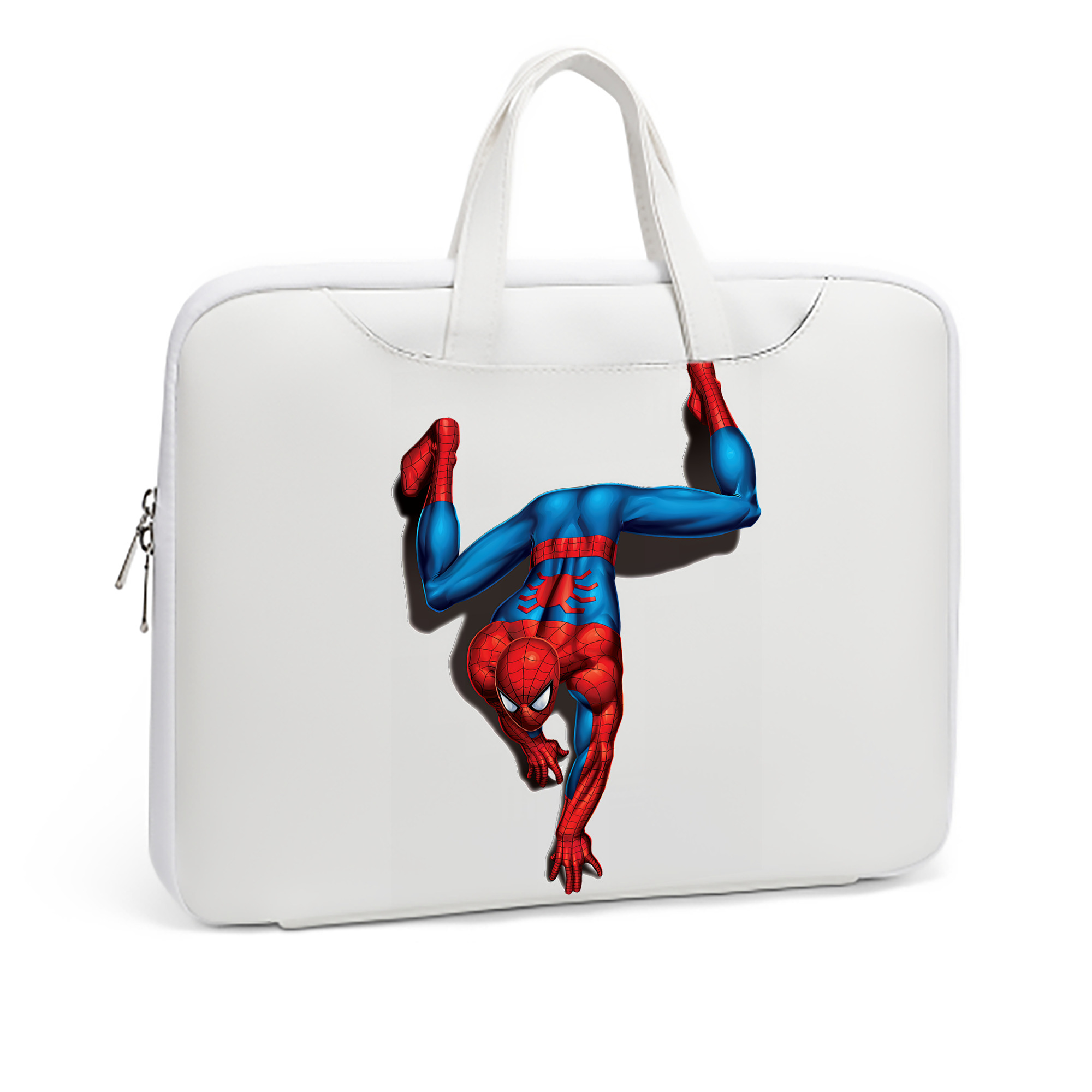 （画像用） Spider Man スパイダーマン レザーラップトップバッグ　ノートパソコンケース