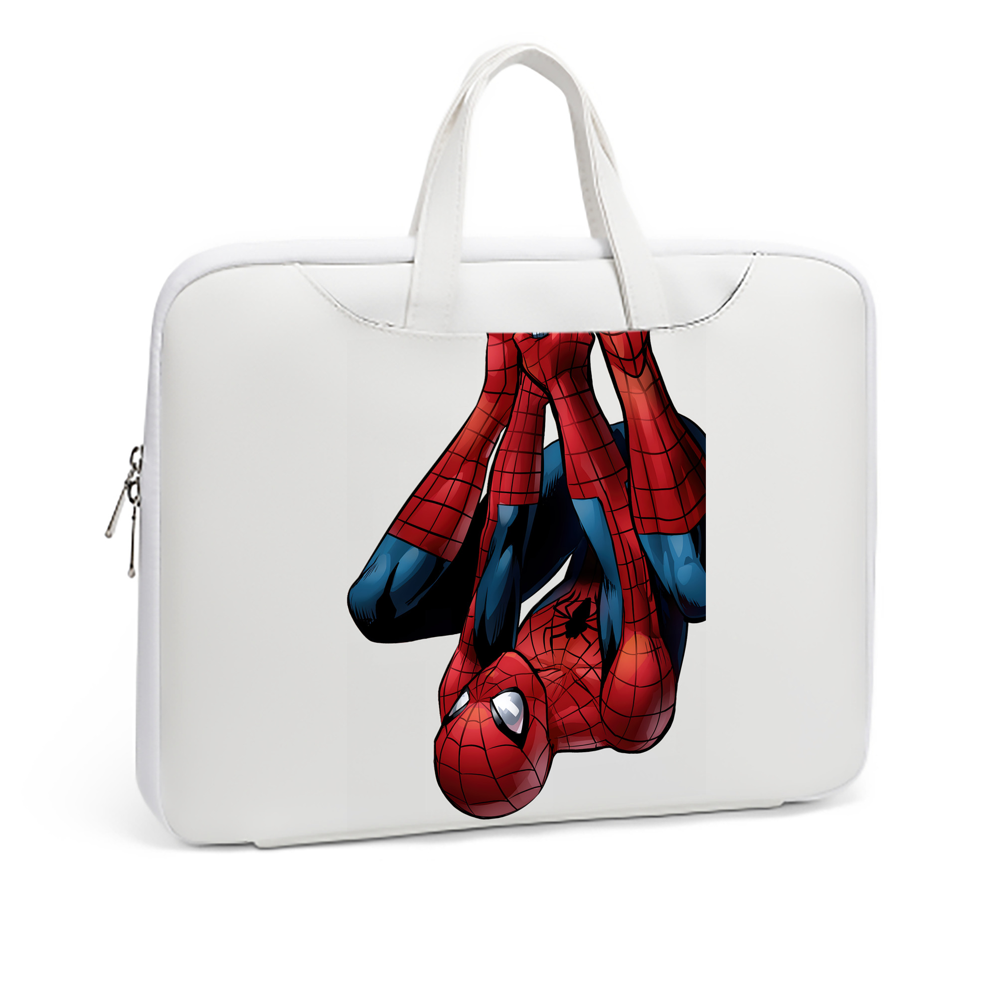 （画像用） Spider Man スパイダーマン レザーラップトップバッグ　ノートパソコンケース