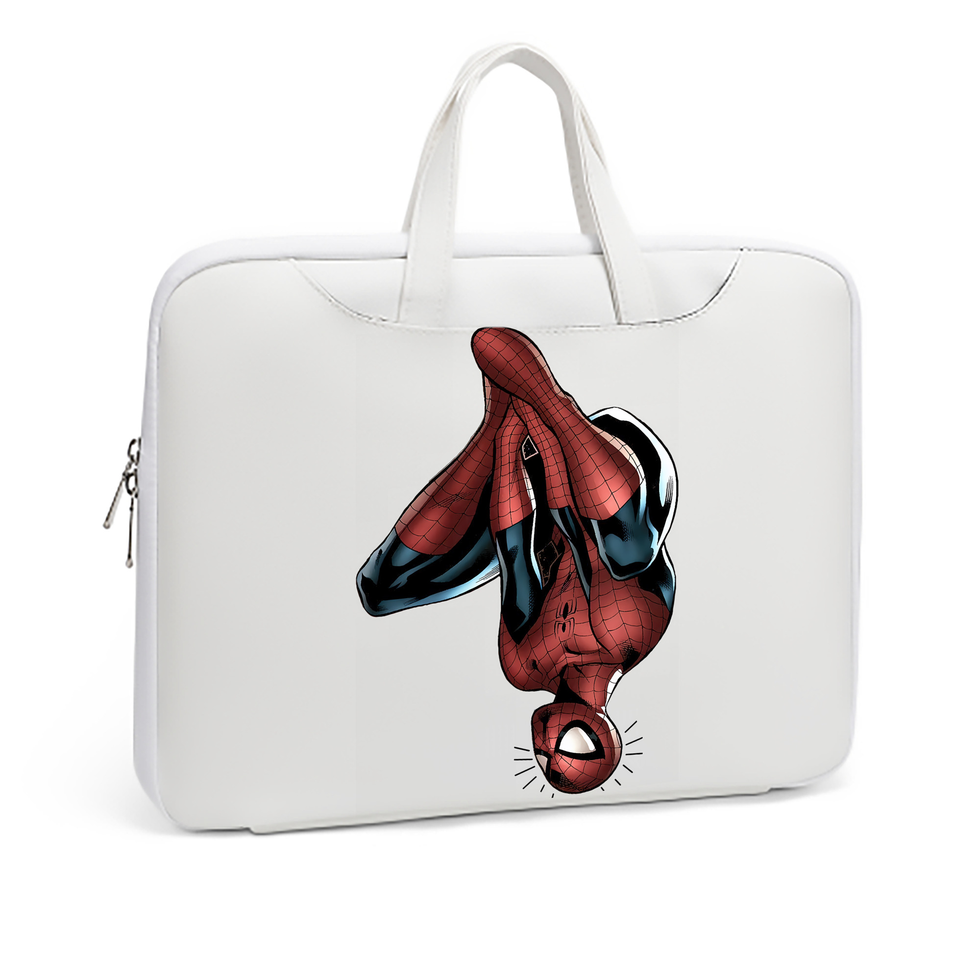 （画像用） Spider Man スパイダーマン レザーラップトップバッグ　ノートパソコンケース