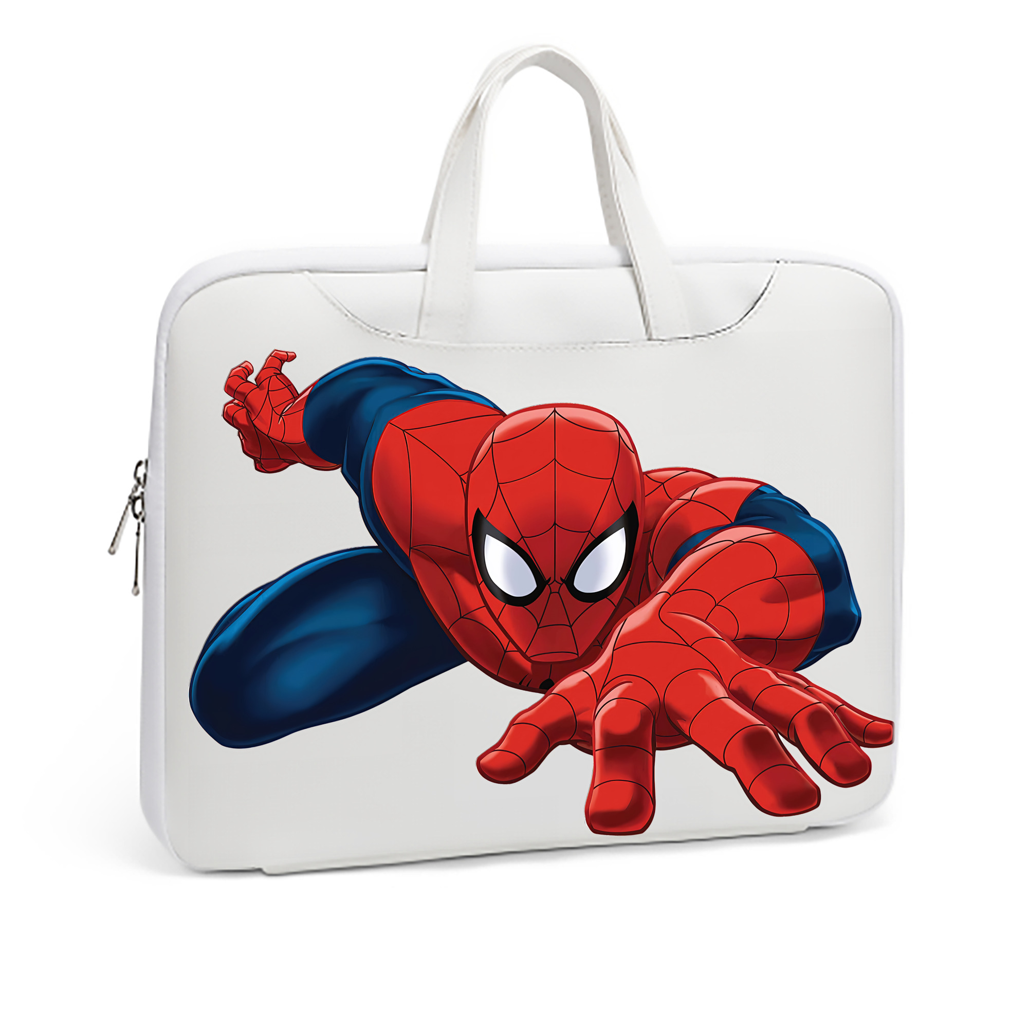 （画像用） Spider Man スパイダーマン レザーラップトップバッグ　ノートパソコンケース