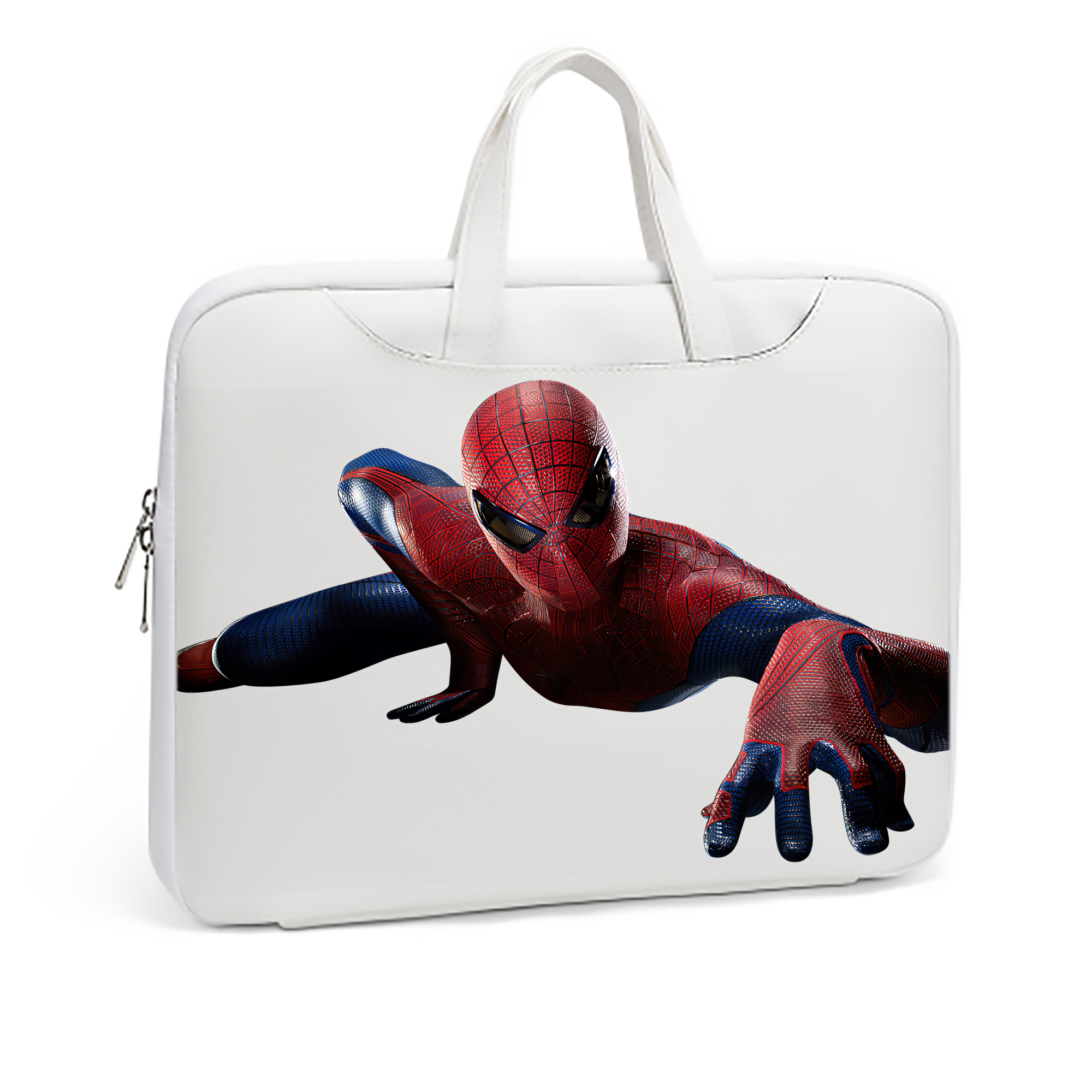 （画像用） Spider Man スパイダーマン レザーラップトップバッグ　ノートパソコンケース