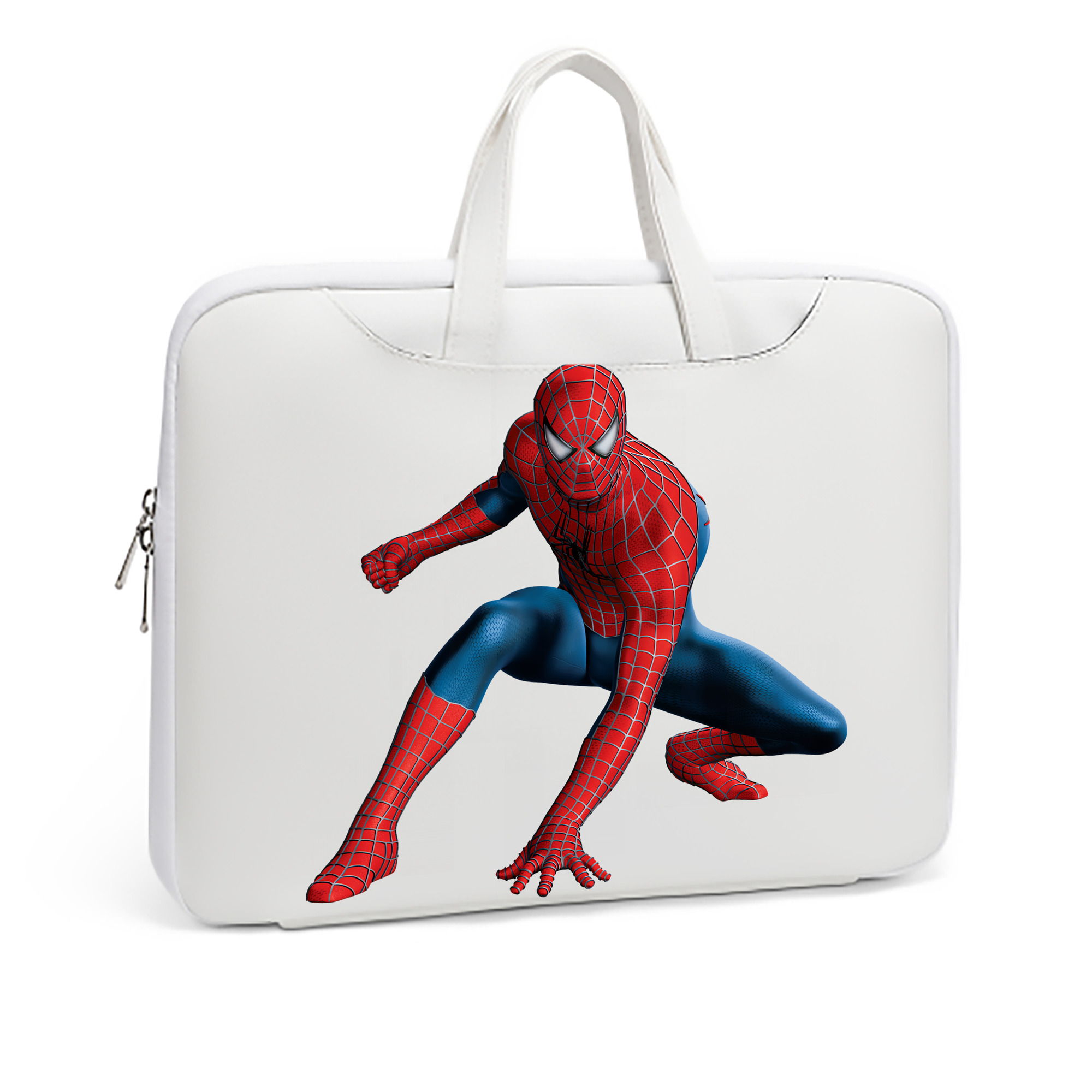 （画像用） Spider Man スパイダーマン レザーラップトップバッグ　ノートパソコンケース