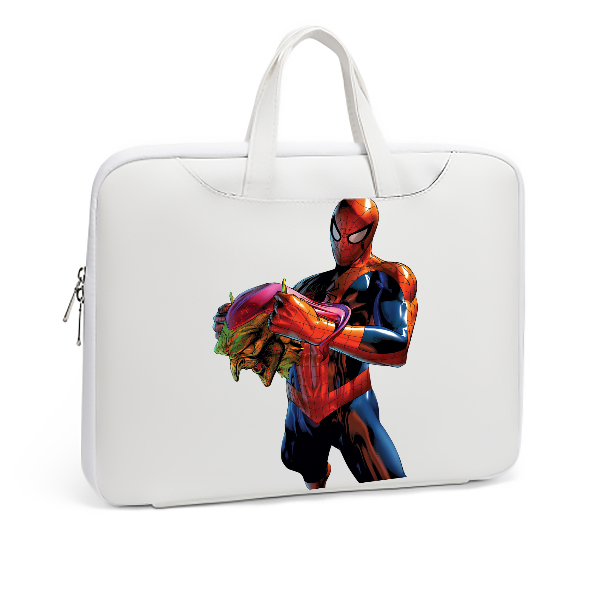 （画像用） Spider Man スパイダーマン レザーラップトップバッグ　ノートパソコンケース
