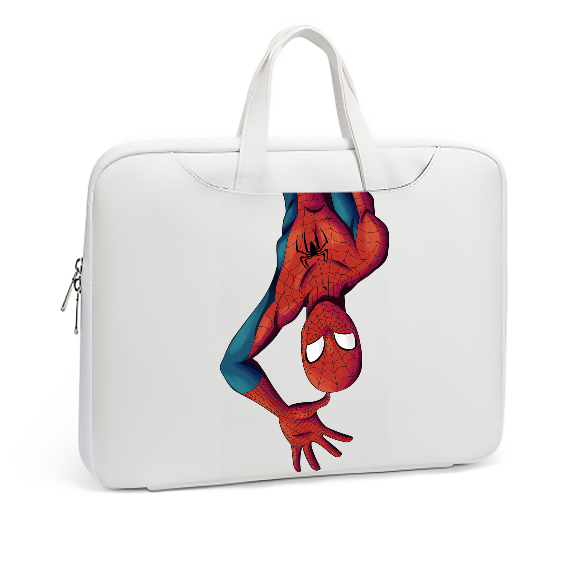 （画像用） Spider Man スパイダーマン レザーラップトップバッグ　ノートパソコンケース
