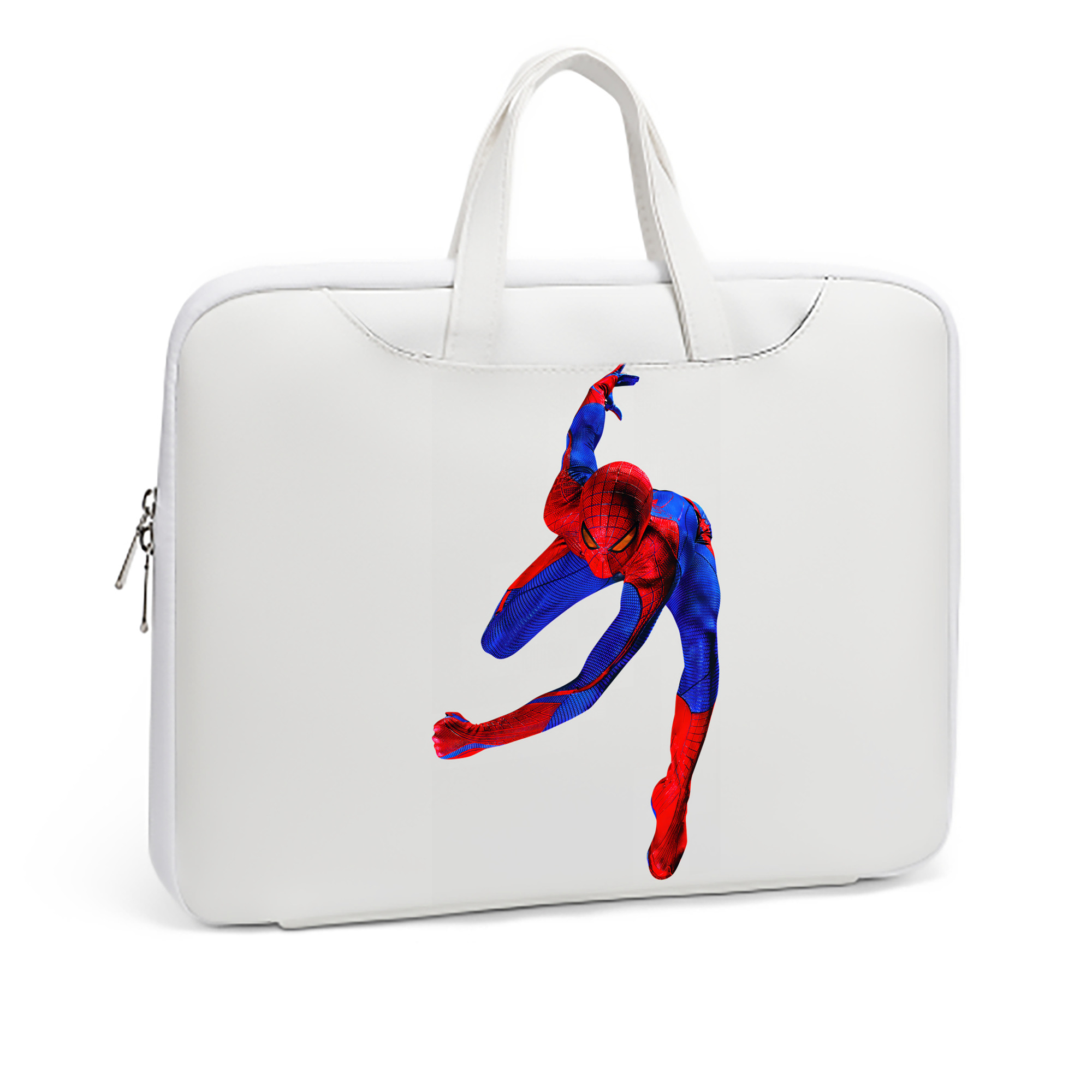 （画像用） Spider Man スパイダーマン レザーラップトップバッグ　ノートパソコンケース