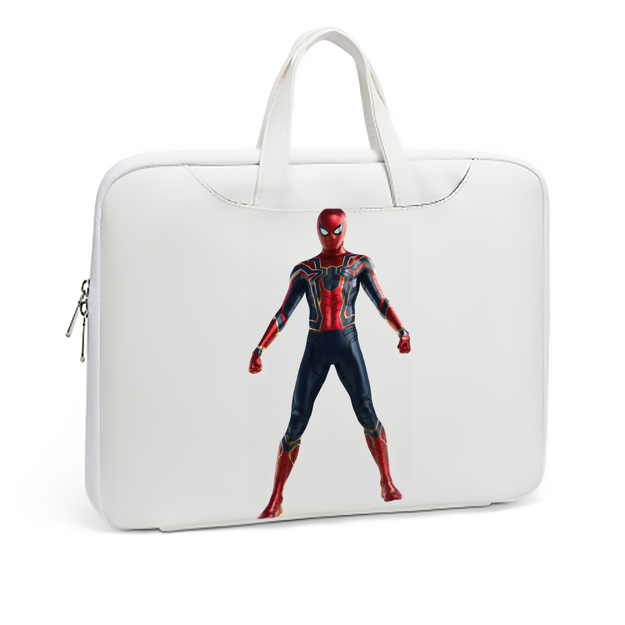 （画像用） Spider Man スパイダーマン レザーラップトップバッグ　ノートパソコンケース