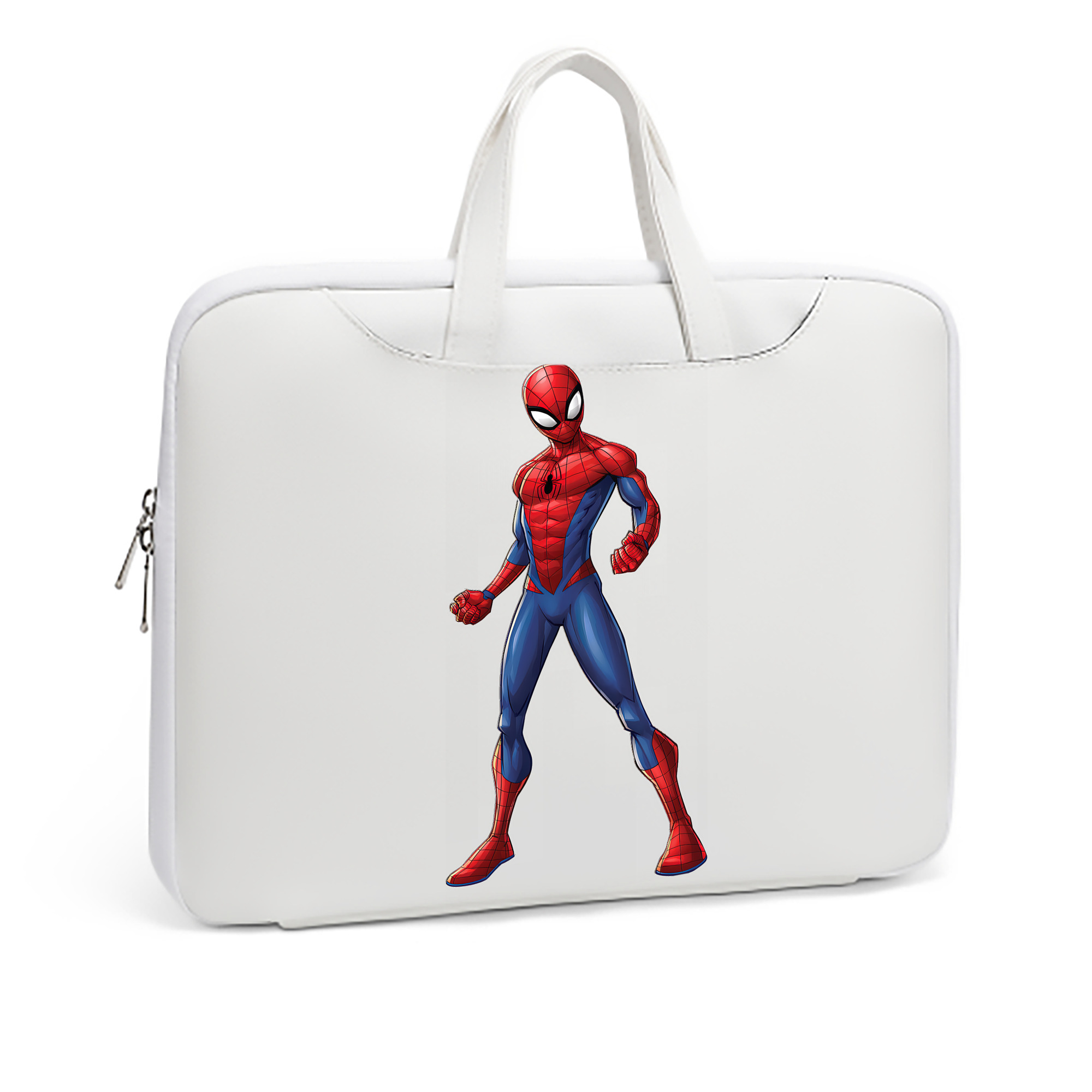 （画像用） Spider Man スパイダーマン レザーラップトップバッグ　ノートパソコンケース