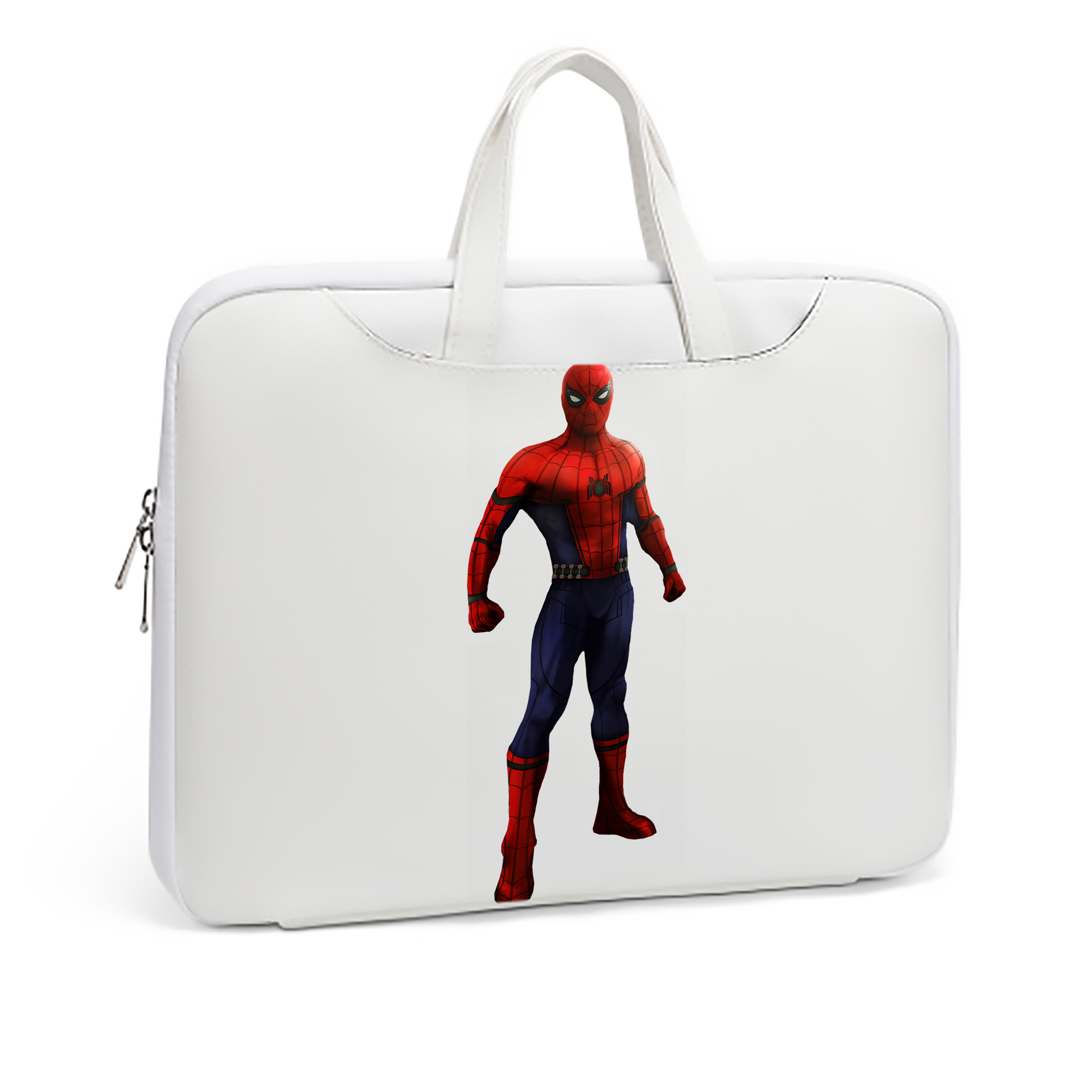 （画像用） Spider Man スパイダーマン レザーラップトップバッグ　ノートパソコンケース