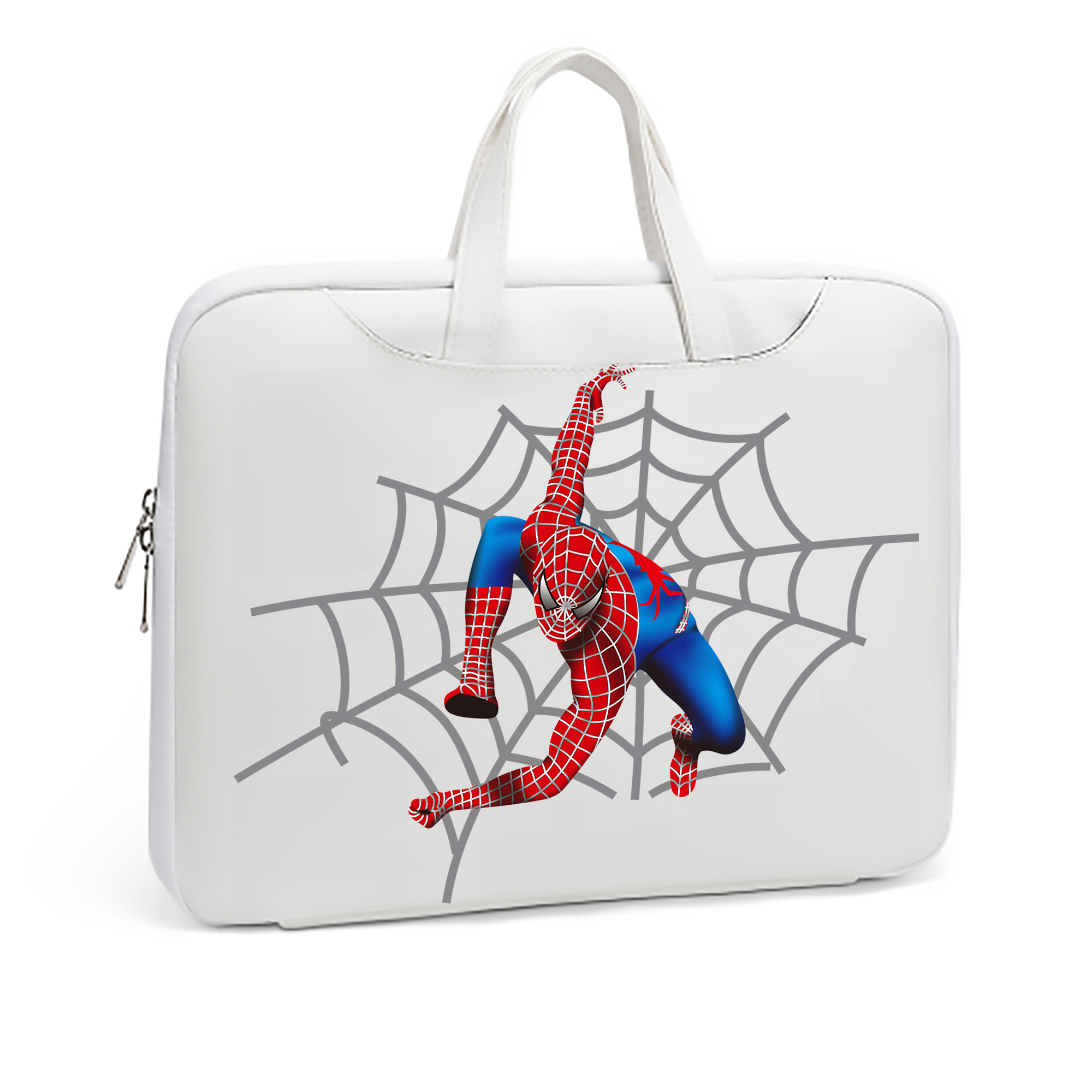 （画像用） Spider Man スパイダーマン レザーラップトップバッグ　ノートパソコンケース