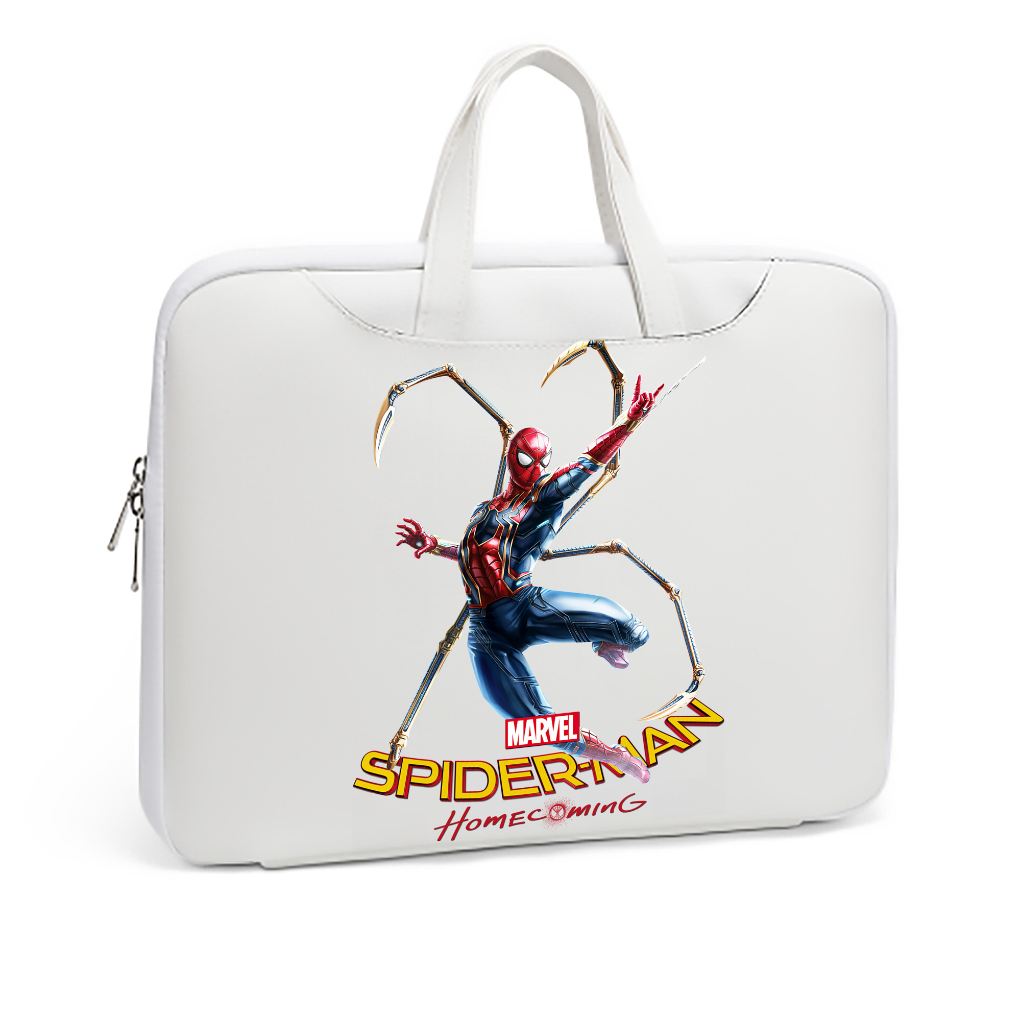 （画像用） Spider Man スパイダーマン レザーラップトップバッグ　ノートパソコンケース