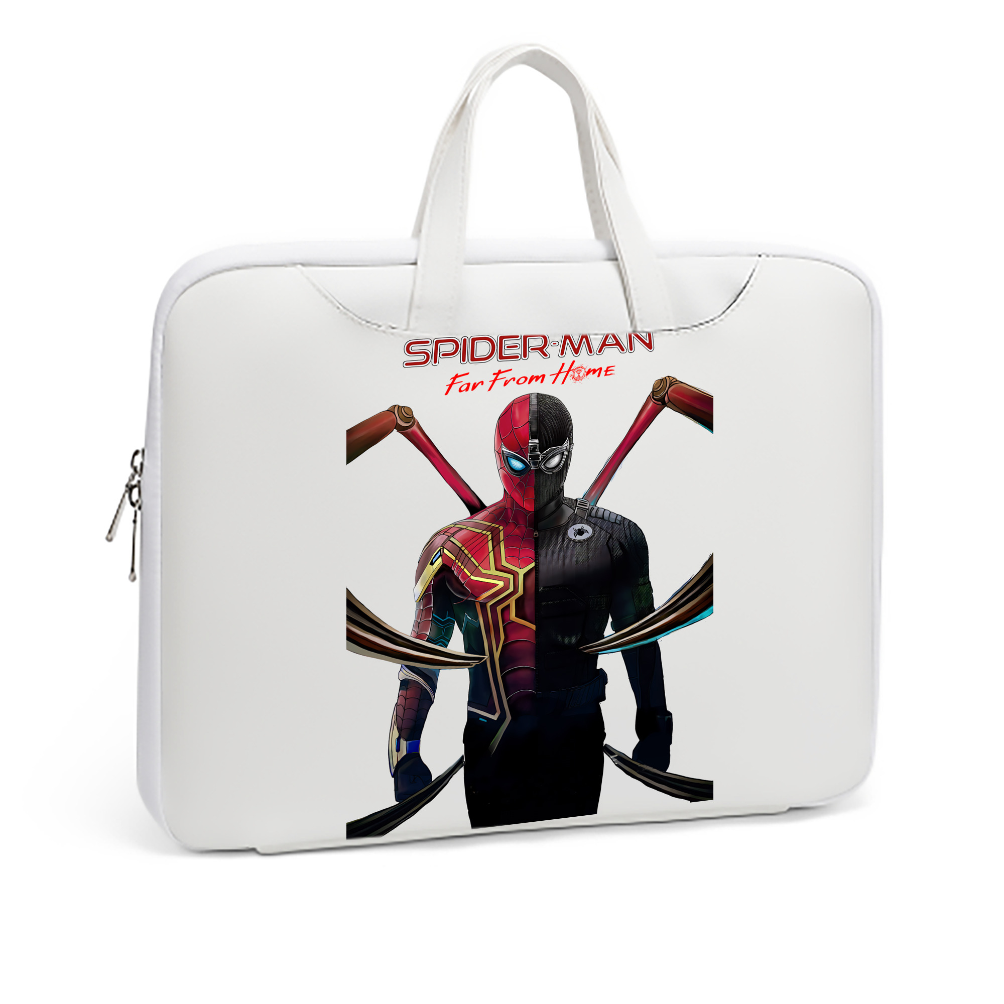 （画像用） Spider Man スパイダーマン レザーラップトップバッグ　ノートパソコンケース