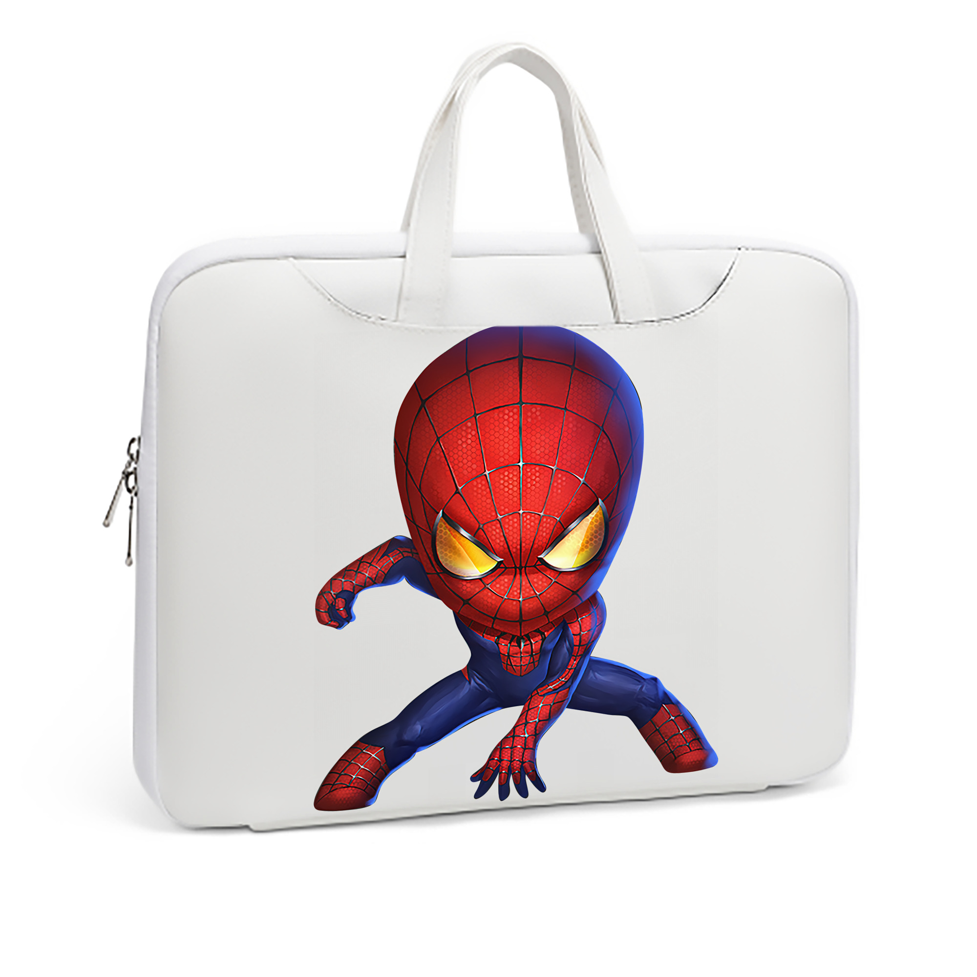 （画像用） Spider Man スパイダーマン レザーラップトップバッグ　ノートパソコンケース