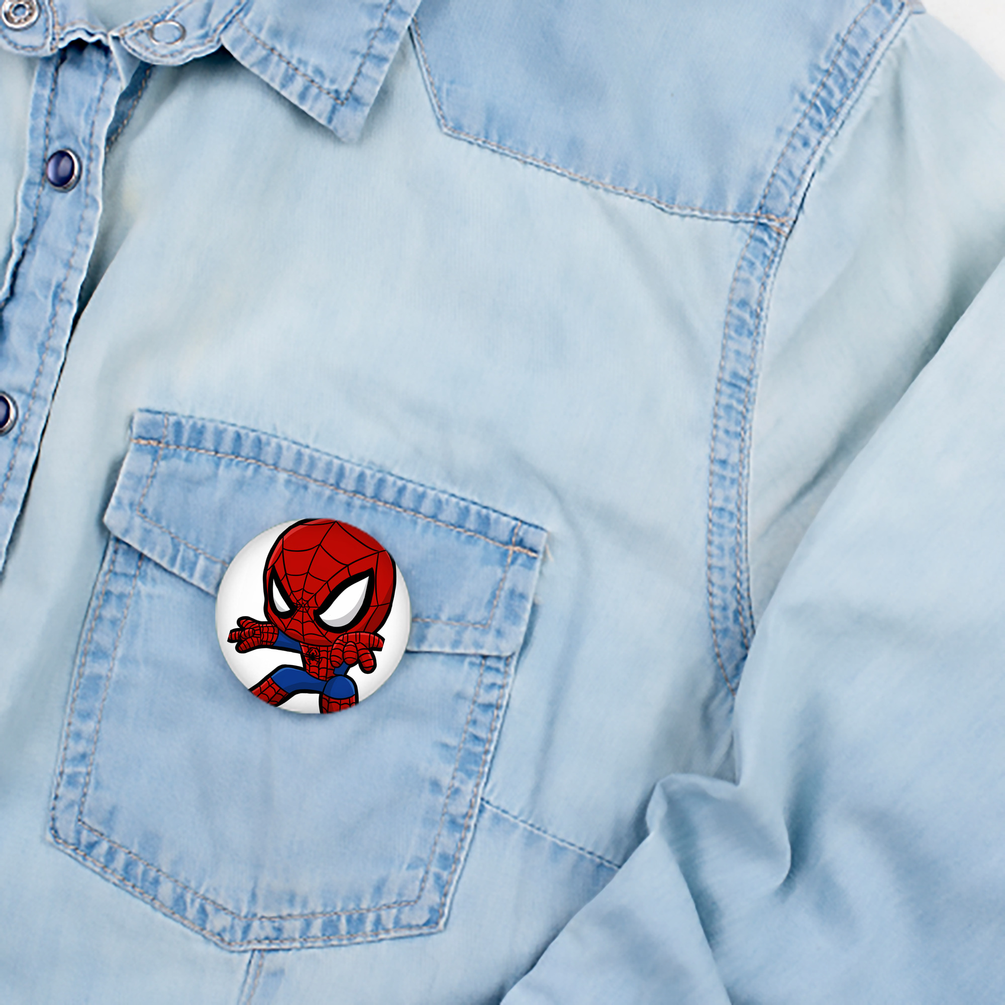 Spider Man スパイダーマン 6cm 缶バッジ 複数セット