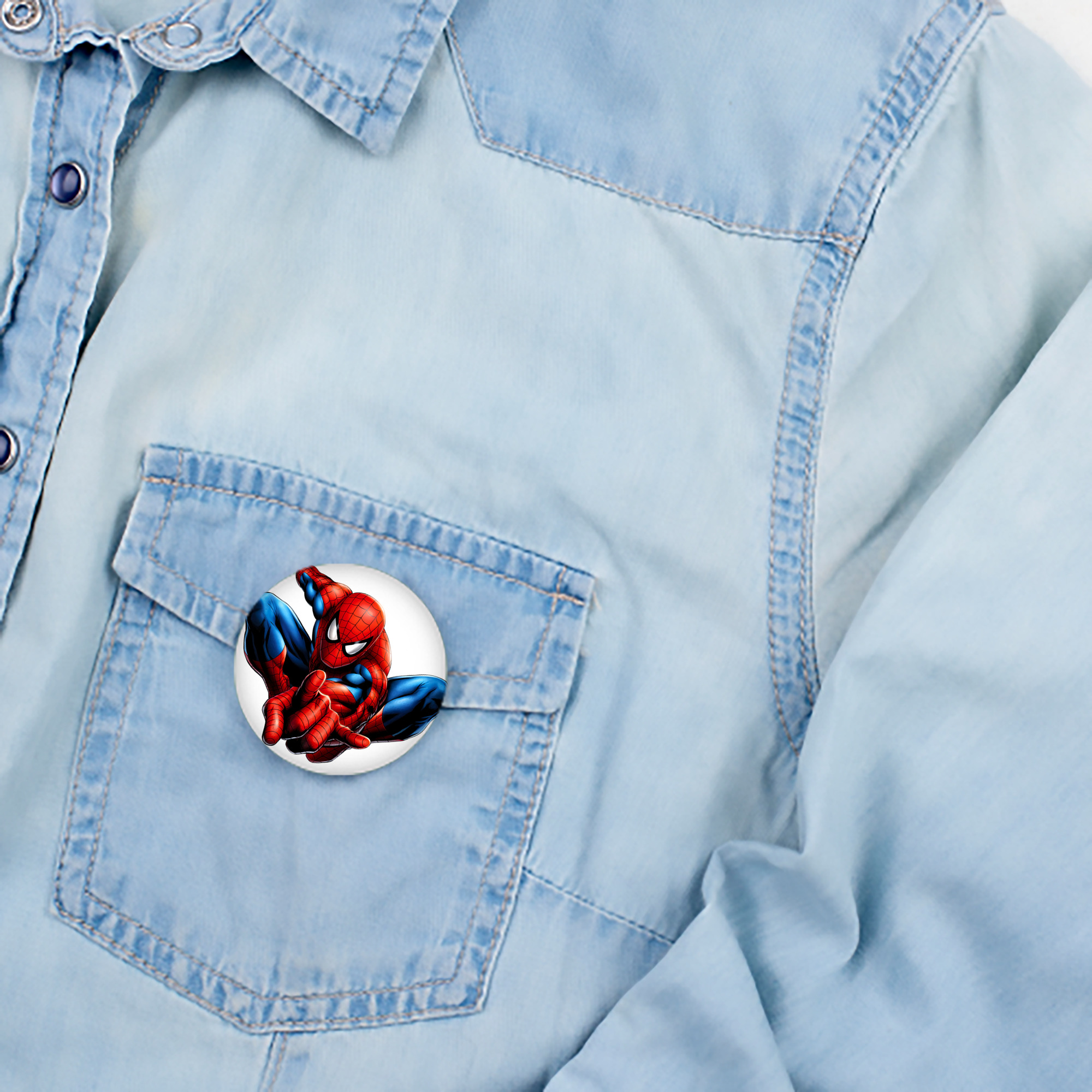 Spider Man スパイダーマン 6cm 缶バッジ 複数セット