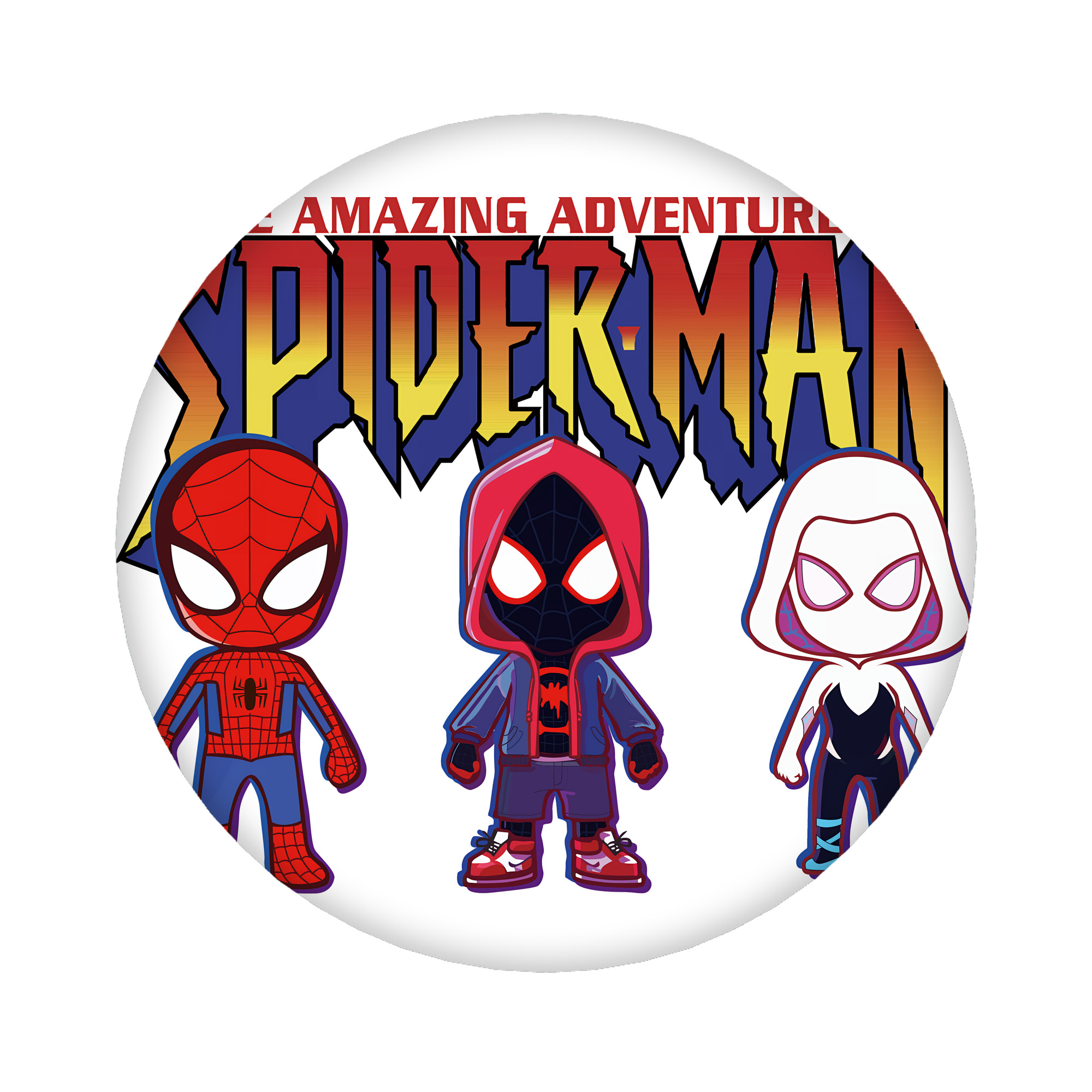 （画像用） Spider Man スパイダーマン 6cm 缶バッジ 複数セット