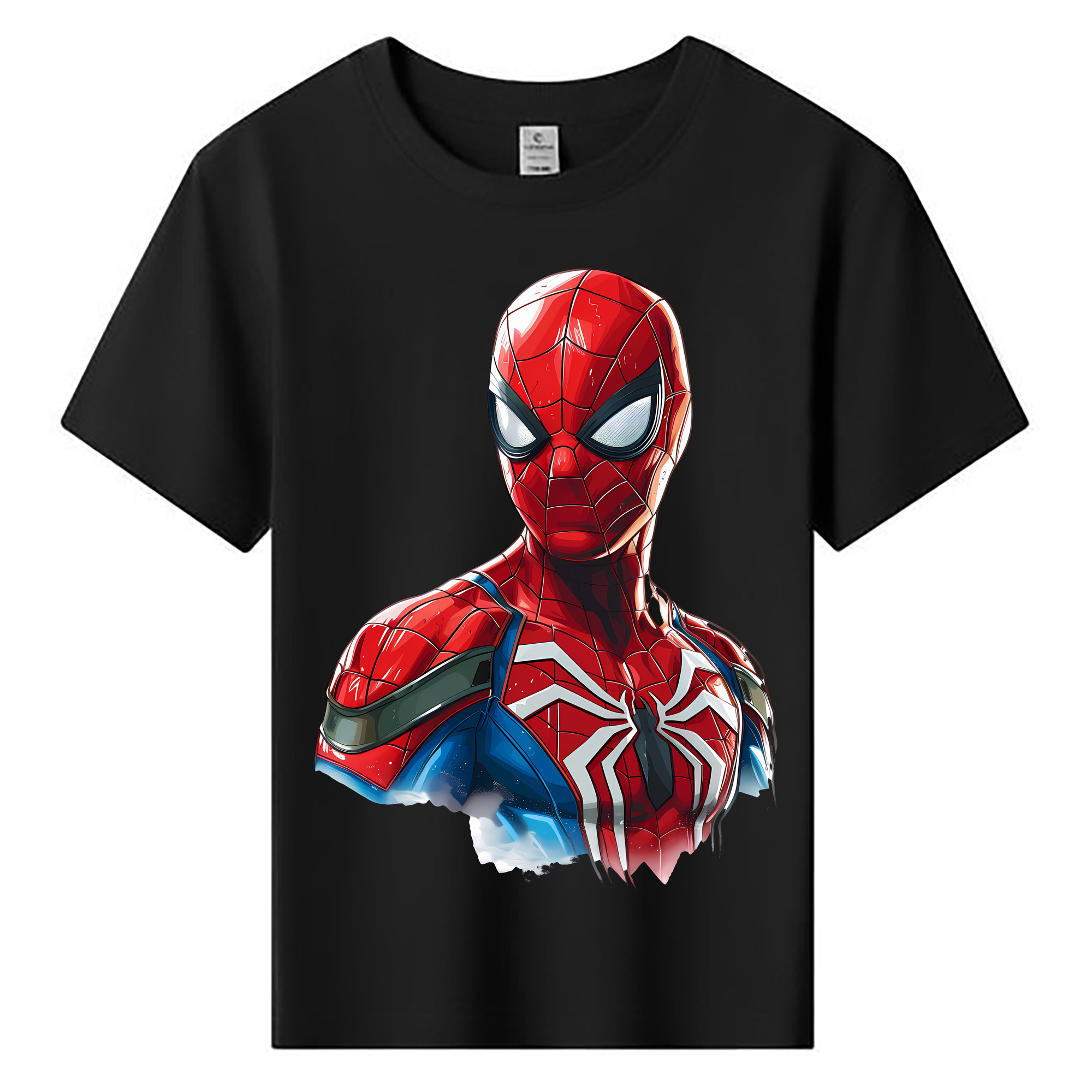 （画像用） Spider Man スパイダーマン 綿100％キッズTシャツ（フロントプリント）