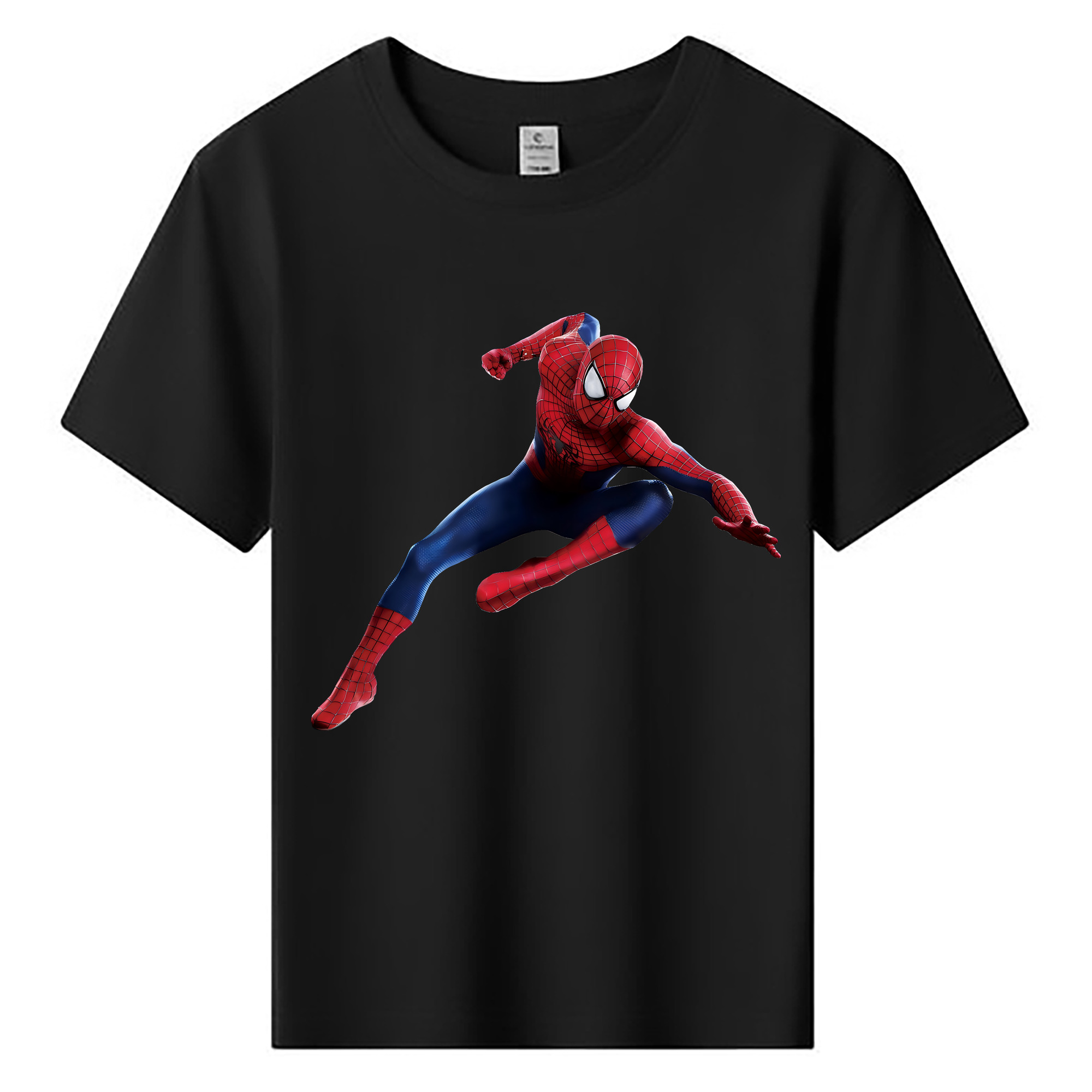 （画像用） Spider Man スパイダーマン 綿100％キッズTシャツ（フロントプリント）