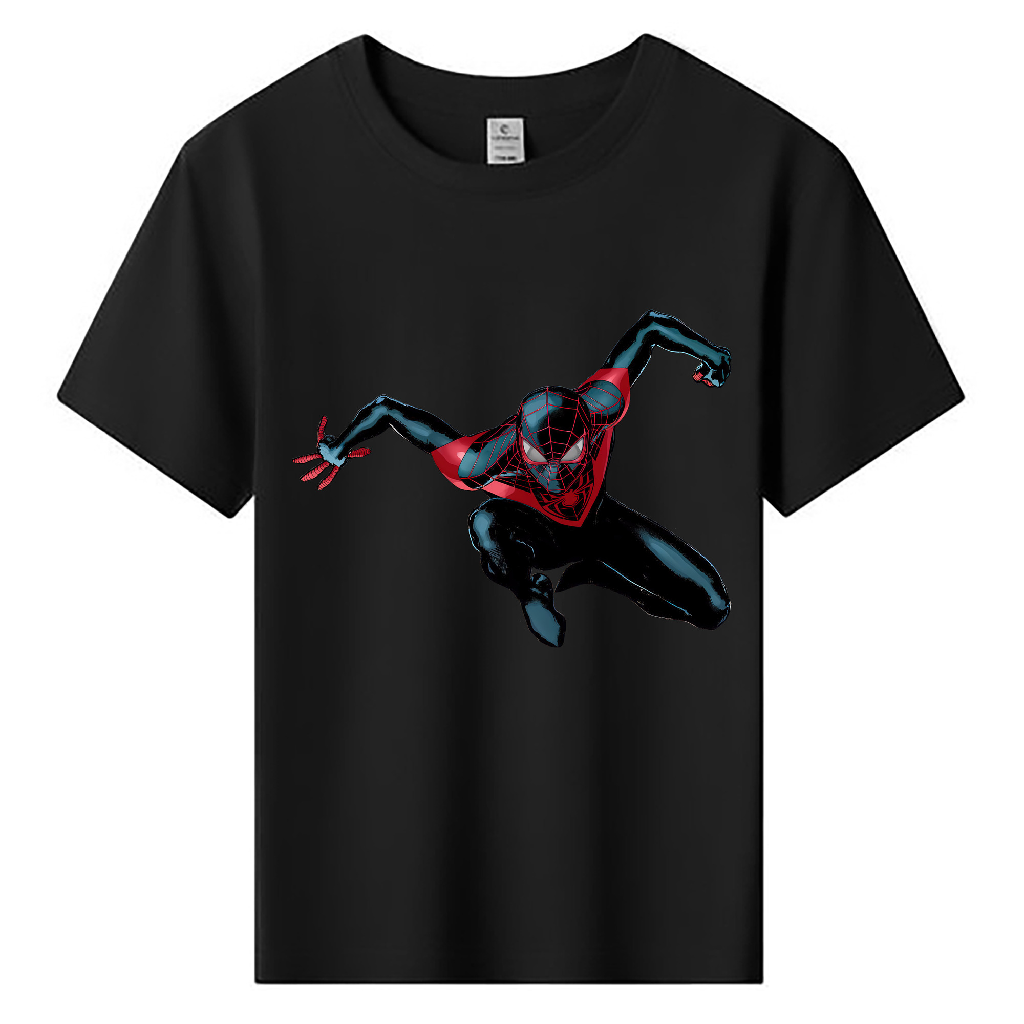（画像用） Spider Man スパイダーマン 綿100％キッズTシャツ（フロントプリント）
