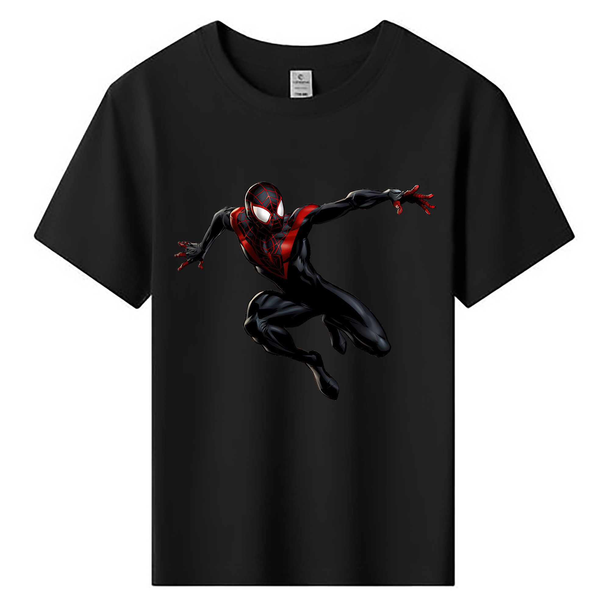 （画像用） Spider Man スパイダーマン 綿100％キッズTシャツ（フロントプリント）